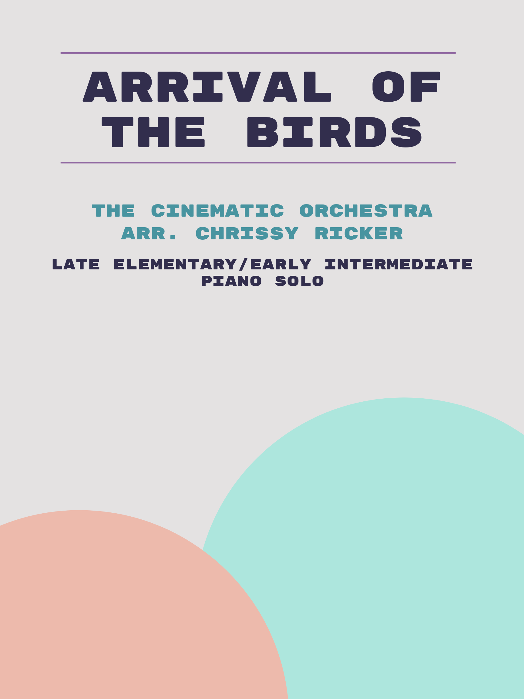 Arrival of the Birds by The Cinematic Orchestra