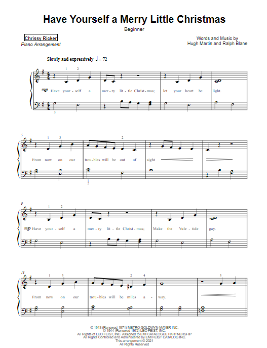 Have Yourself a Merry Little Christmas Sample Page