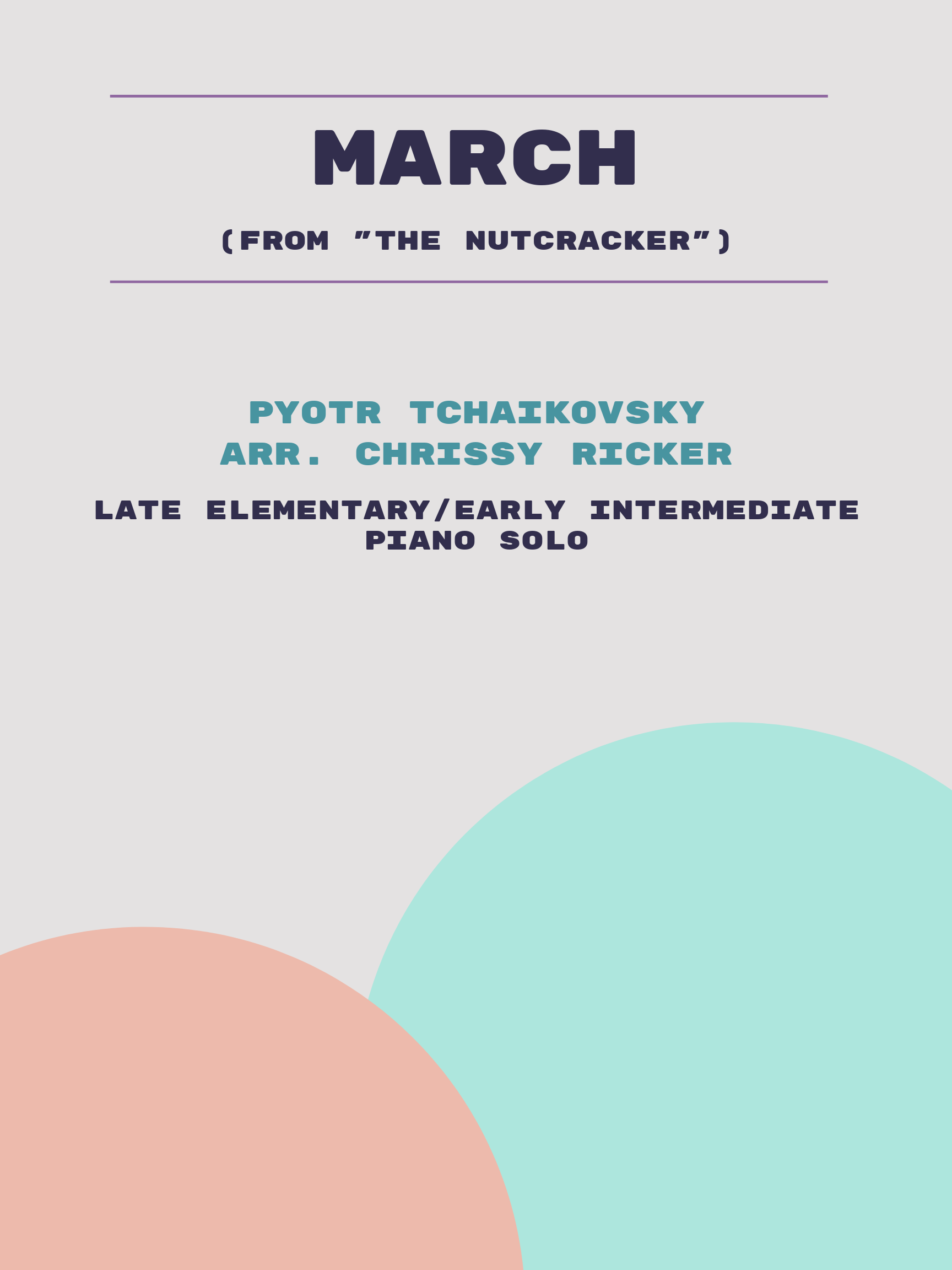 March by Pyotr Tchaikovsky