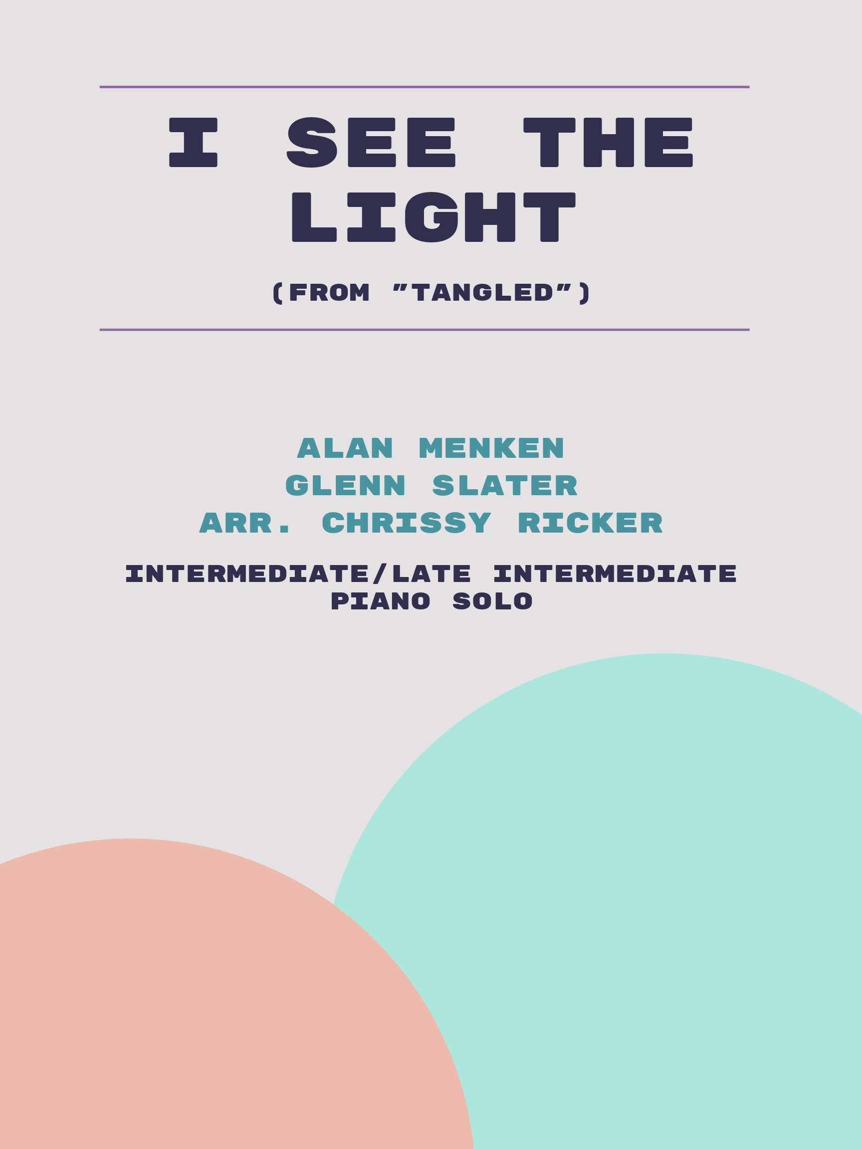 I See the Light by Alan Menken, Glenn Slater