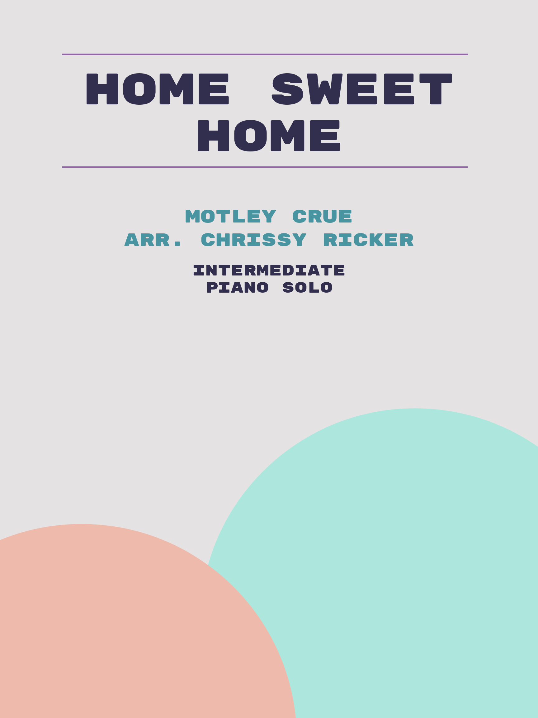 Home Sweet Home Sample Page