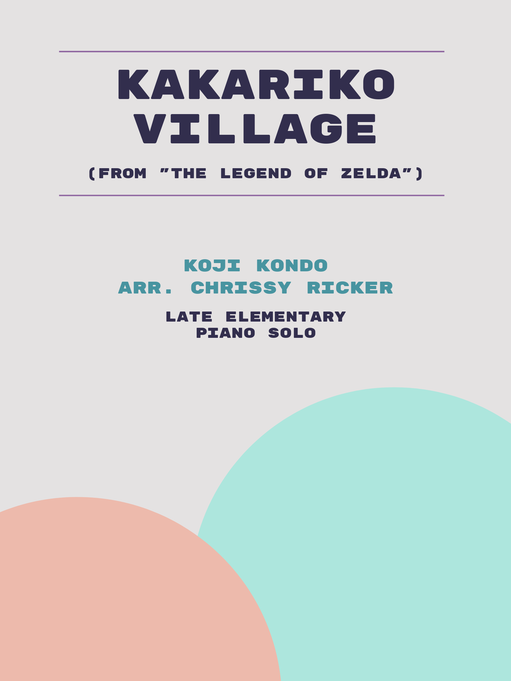 Kakariko Village Sample Page