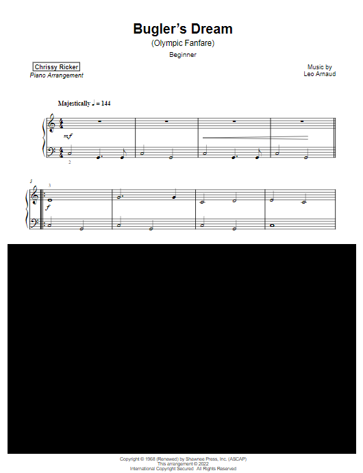 Bugler's Dream (Olympic Fanfare) Sample Page