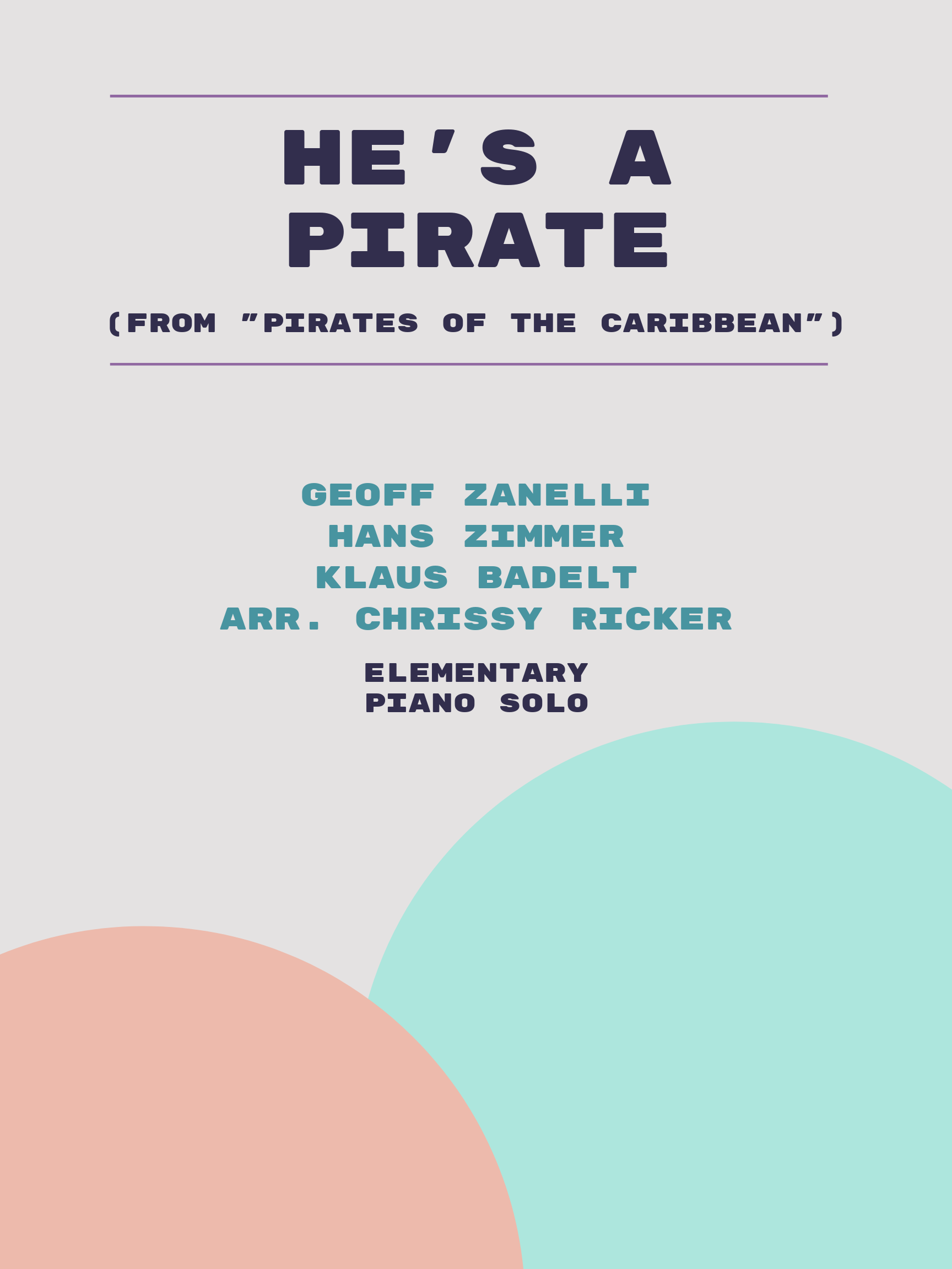He's a Pirate by Geoff Zanelli, Hans Zimmer, Klaus Badelt