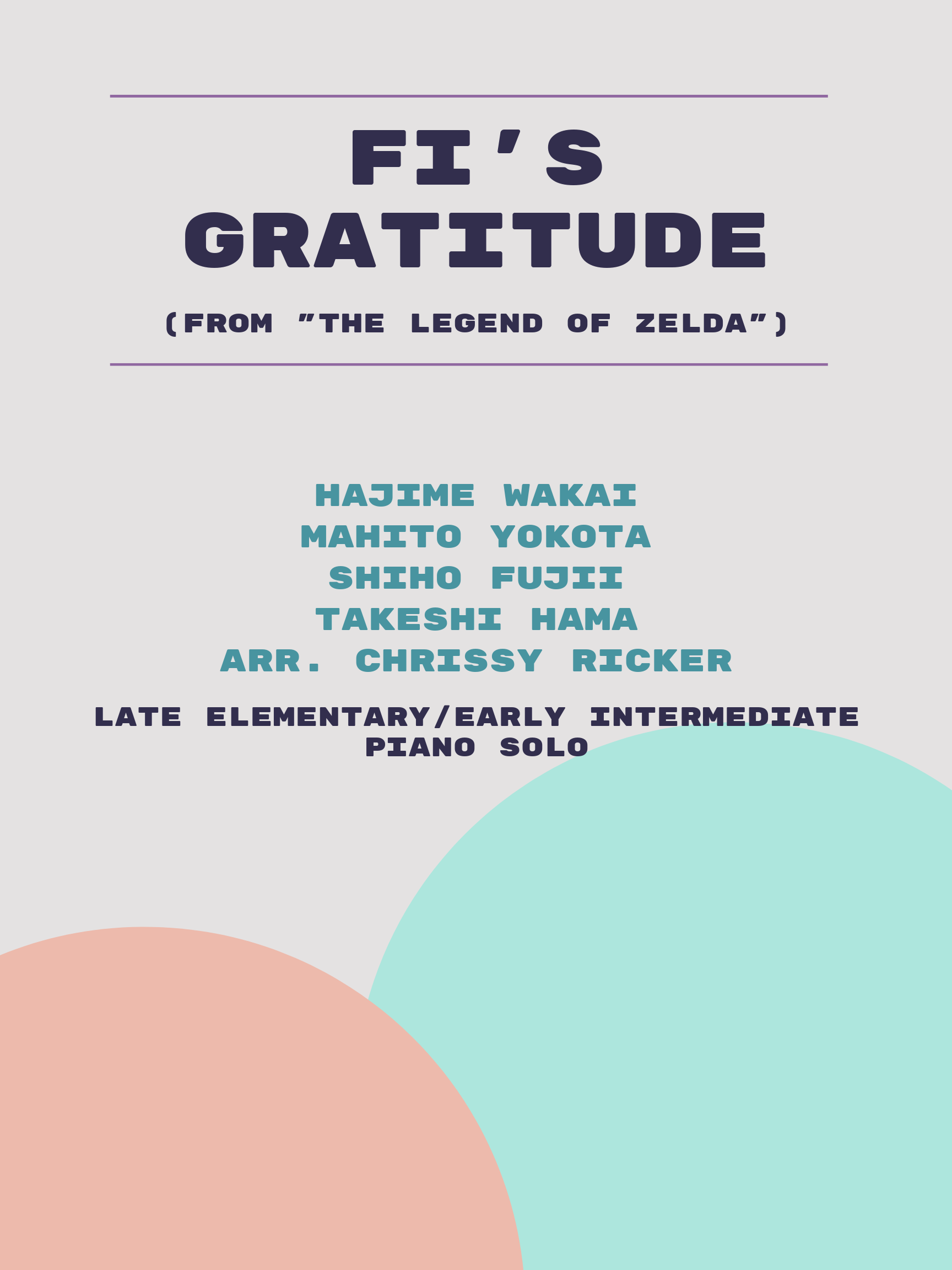 Fi's Gratitude by Hajime Wakai, Mahito Yokota, Shiho Fujii, Takeshi Hama