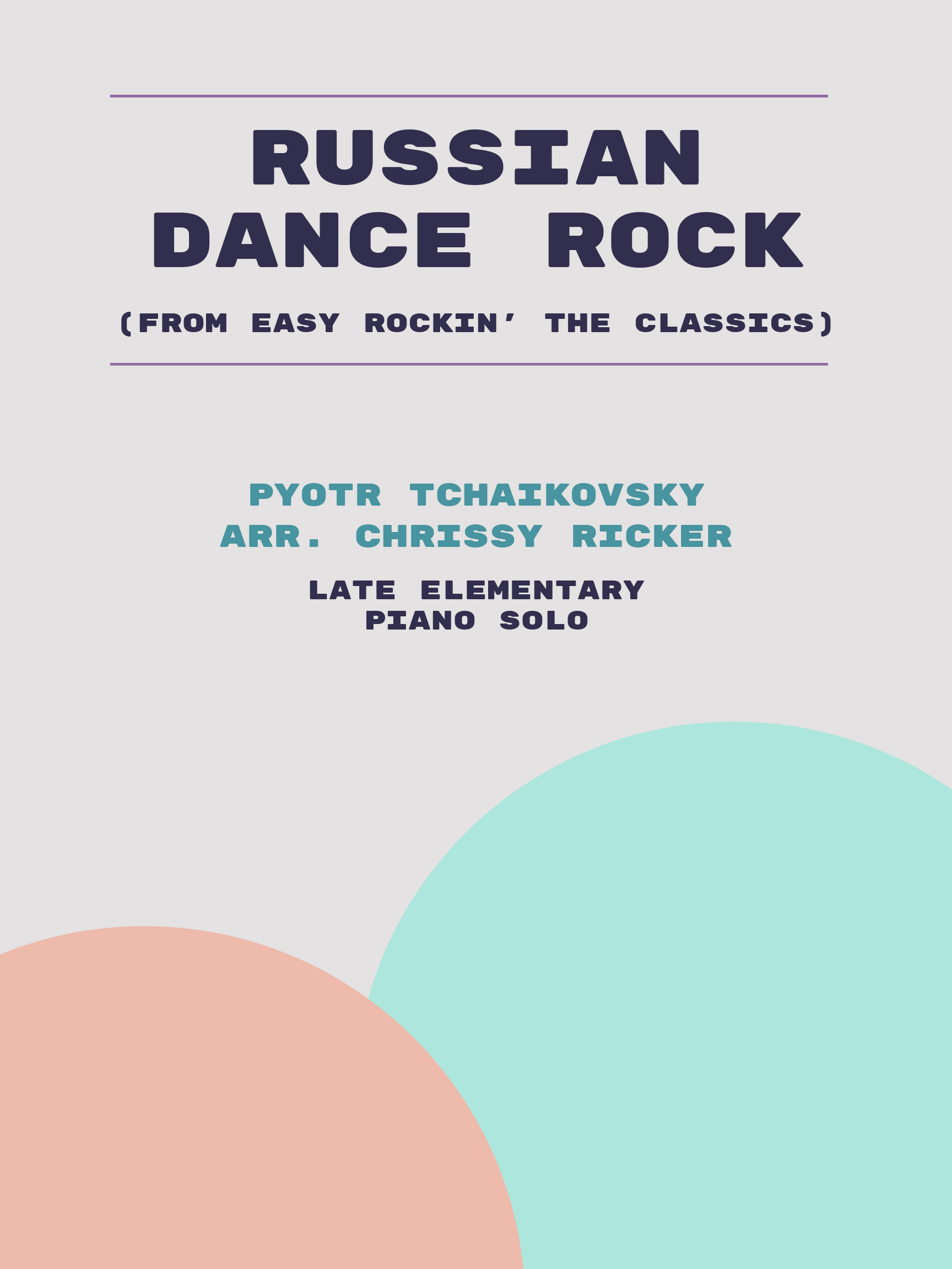 Russian Dance Rock by Pyotr Tchaikovsky