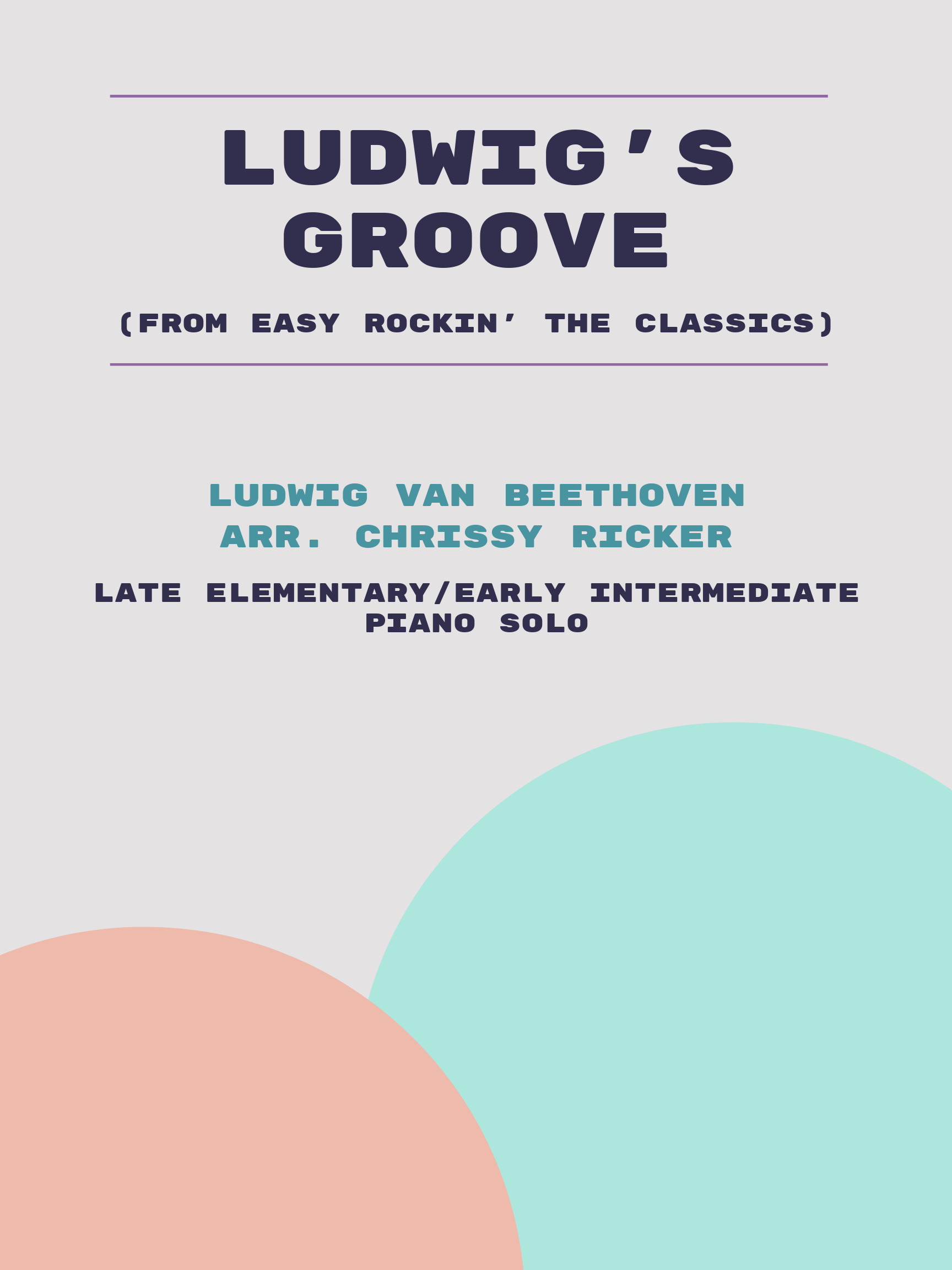 Ludwig's Groove Sample Page