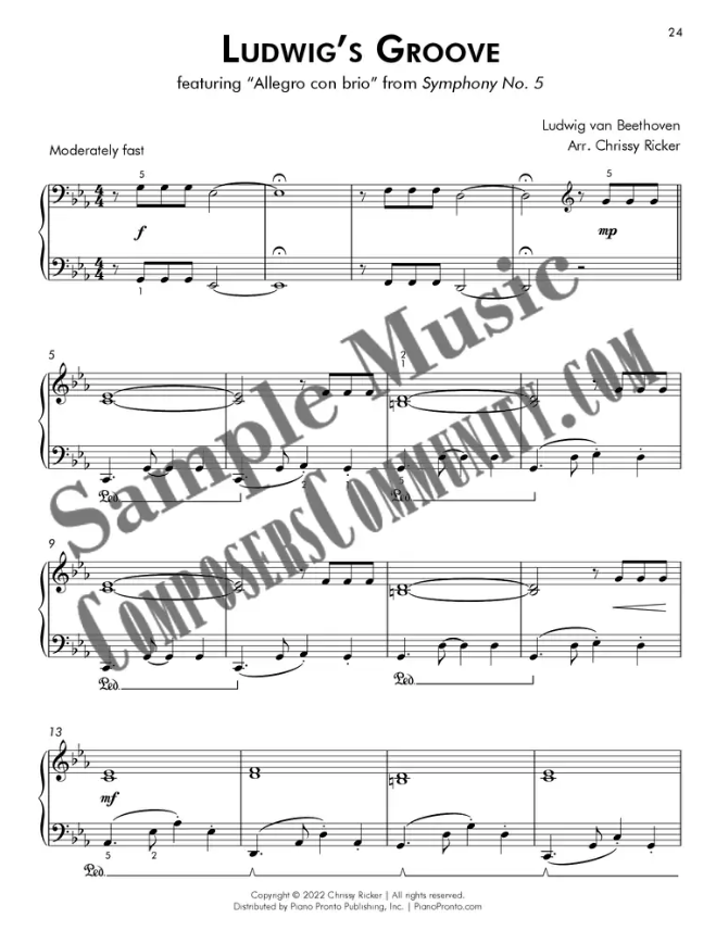 Ludwig's Groove Sample Page
