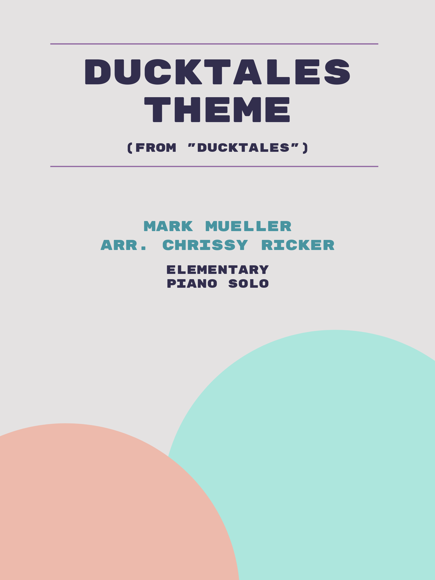 DuckTales Theme by Mark Mueller