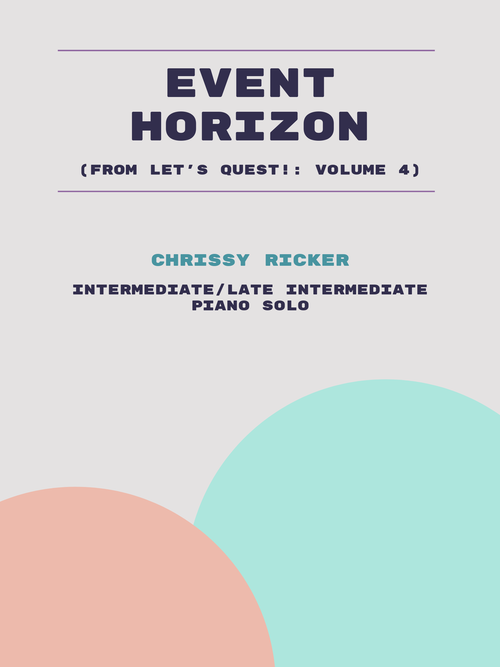 Event Horizon Sample Page