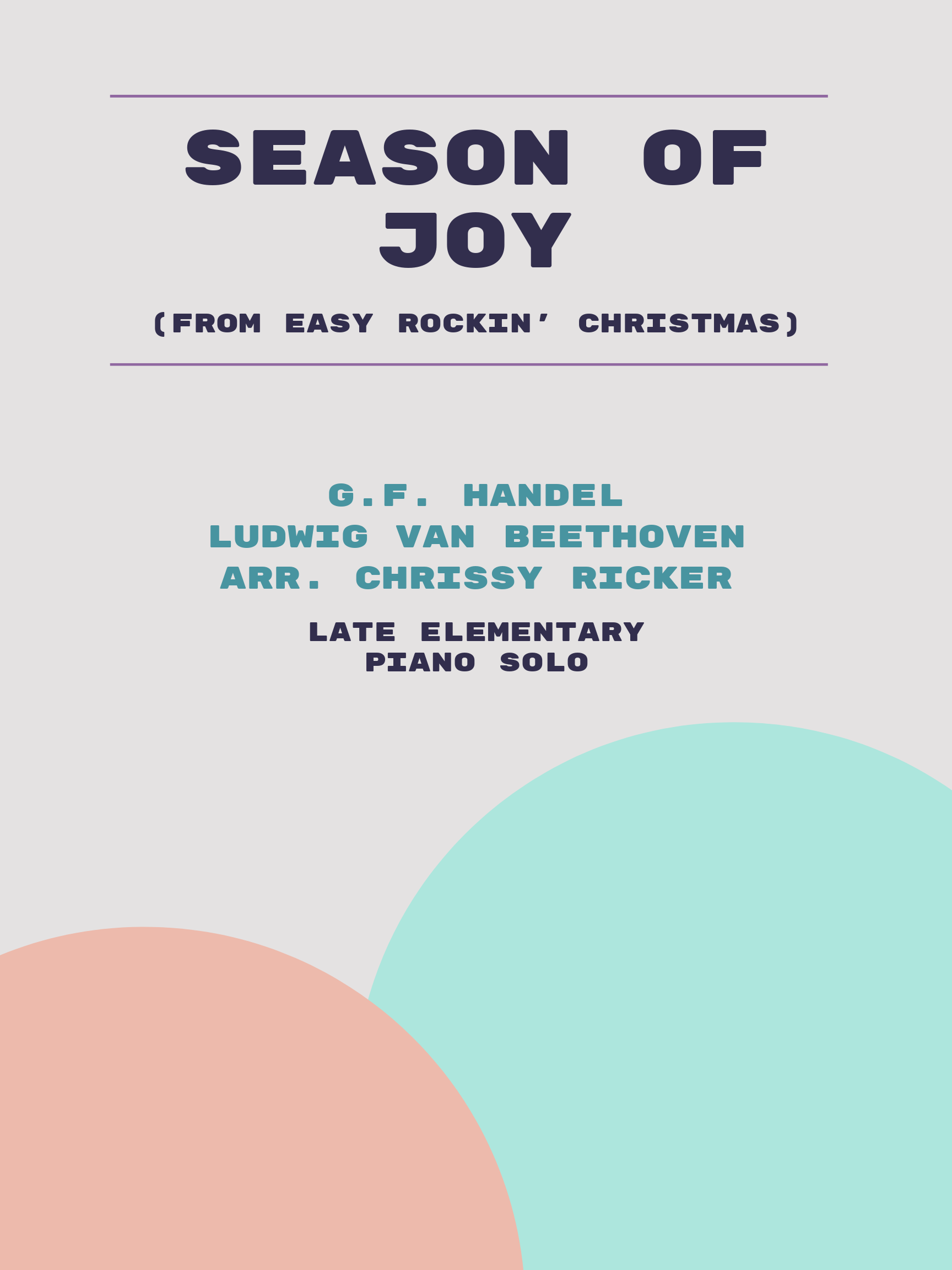 Season of Joy by G.F. Handel, Ludwig van Beethoven