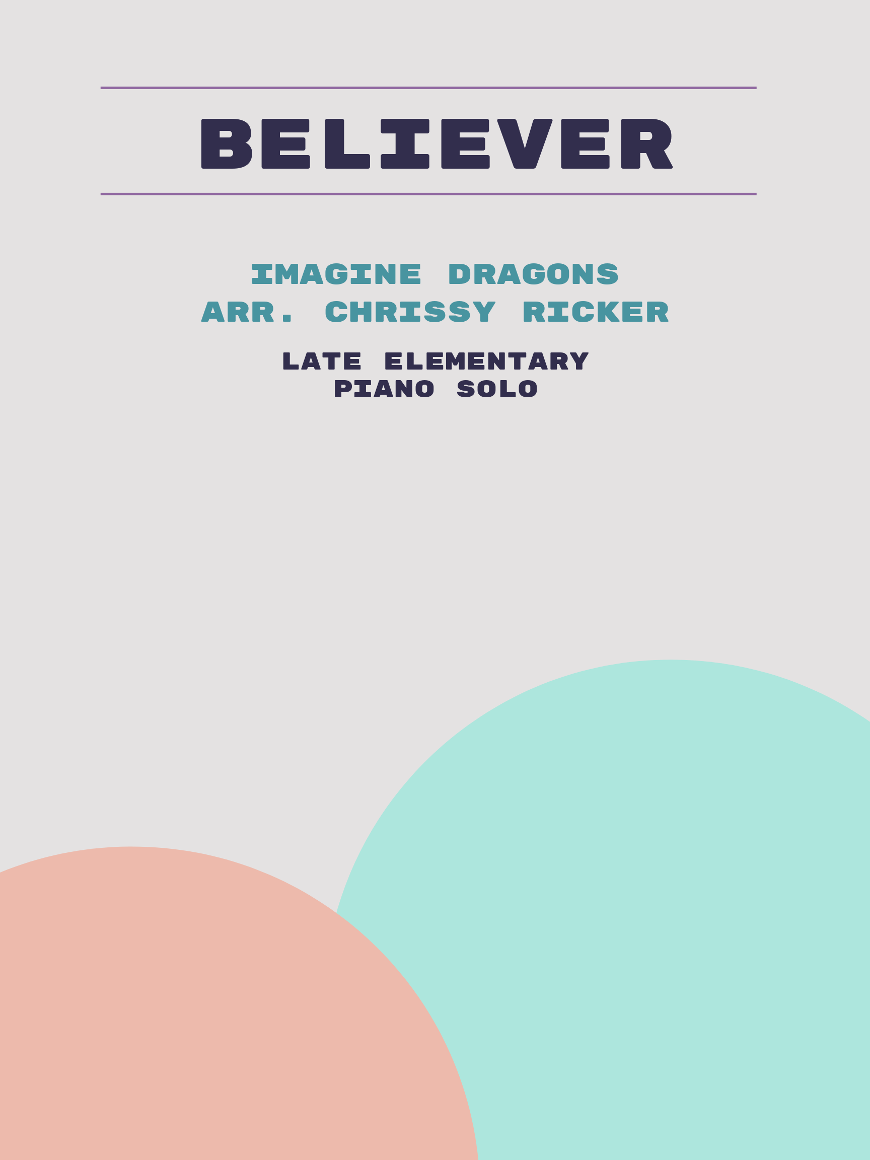 Believer Sample Page