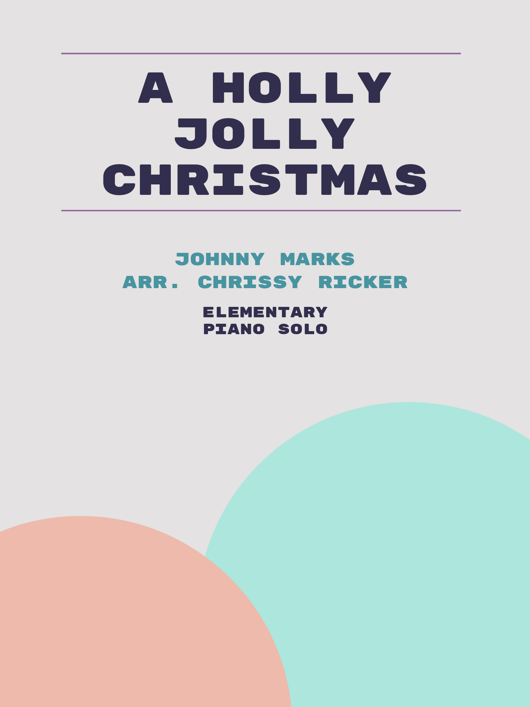 A Holly Jolly Christmas Sample Page