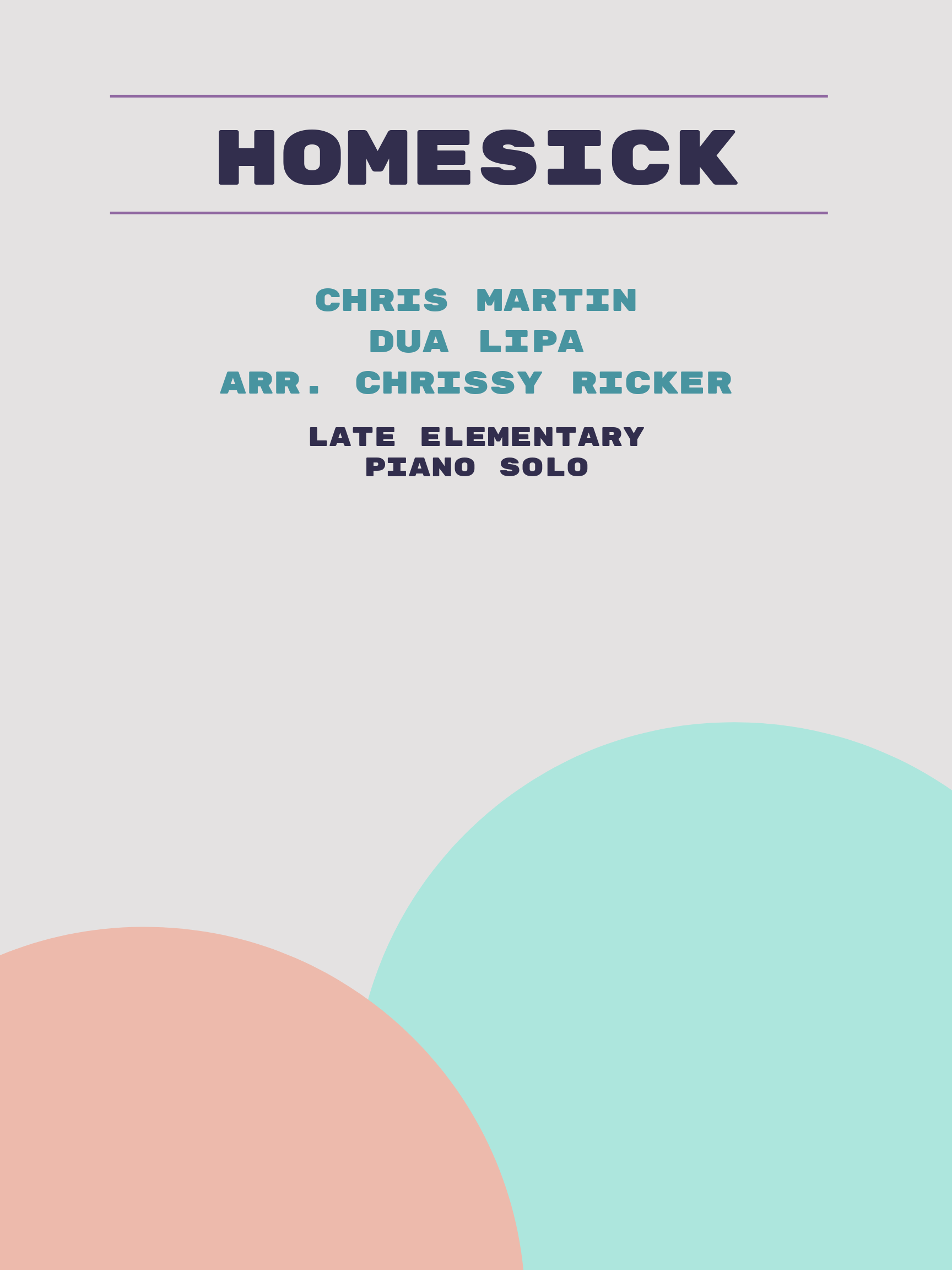 Homesick Sample Page