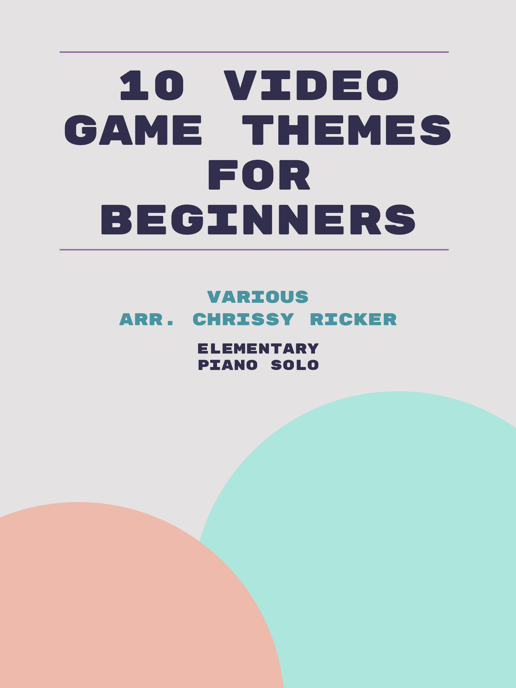 10 Video Game Themes for Beginners Sample Page