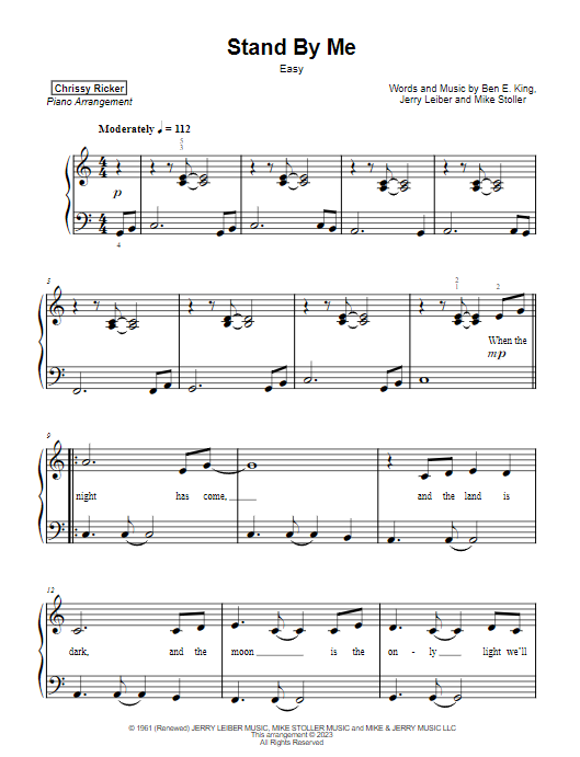 Stand By Me Sample Page