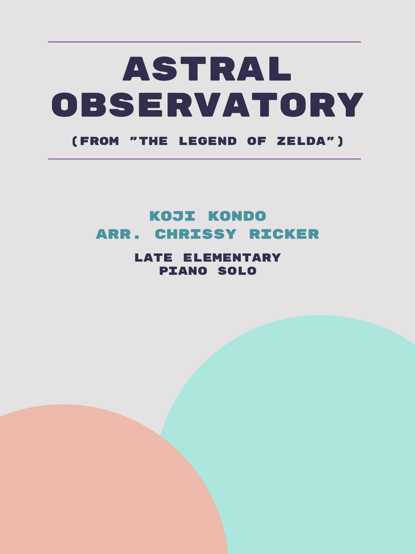 Astral Observatory Sample Page