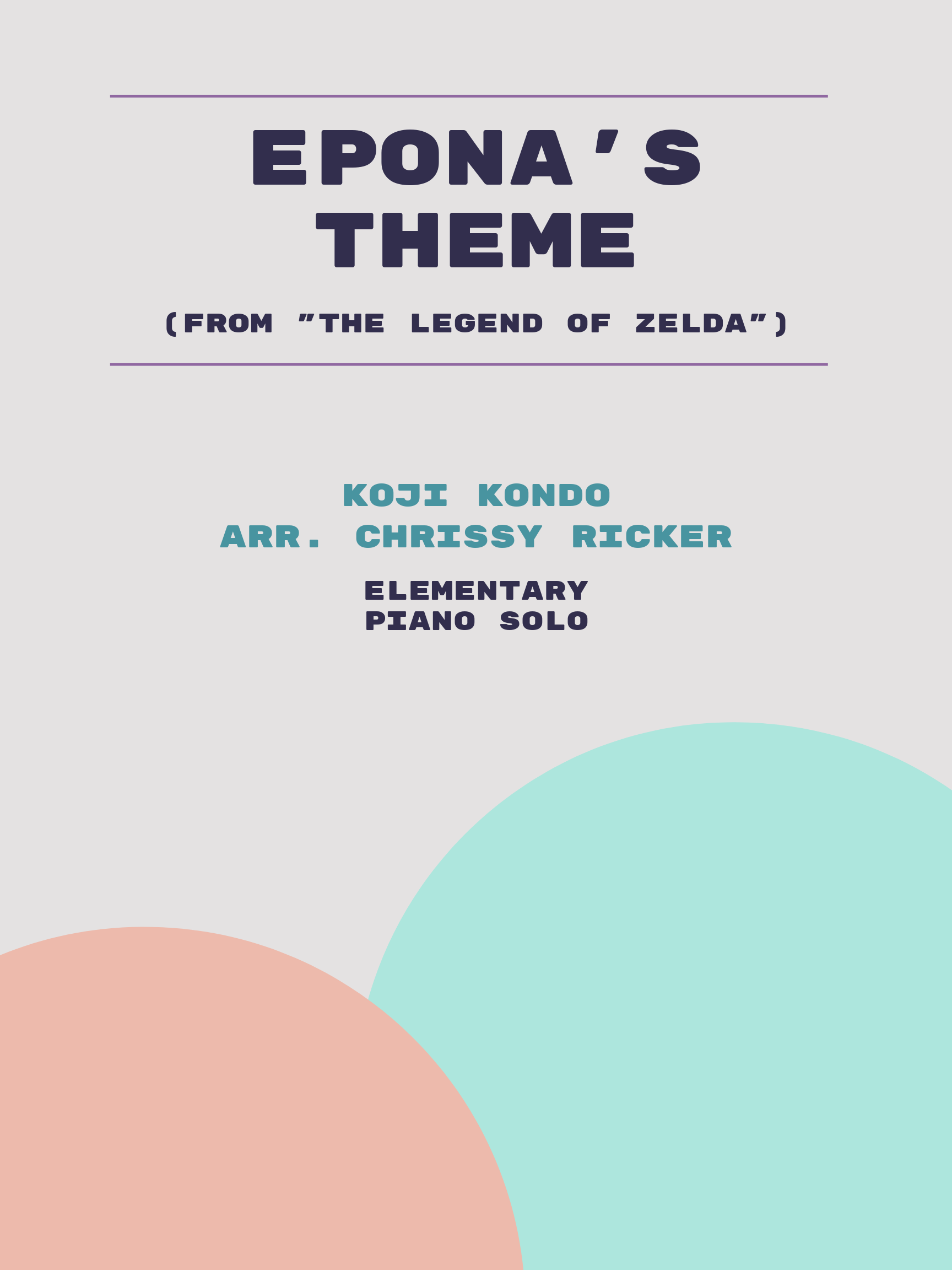 Epona's Theme by Koji Kondo