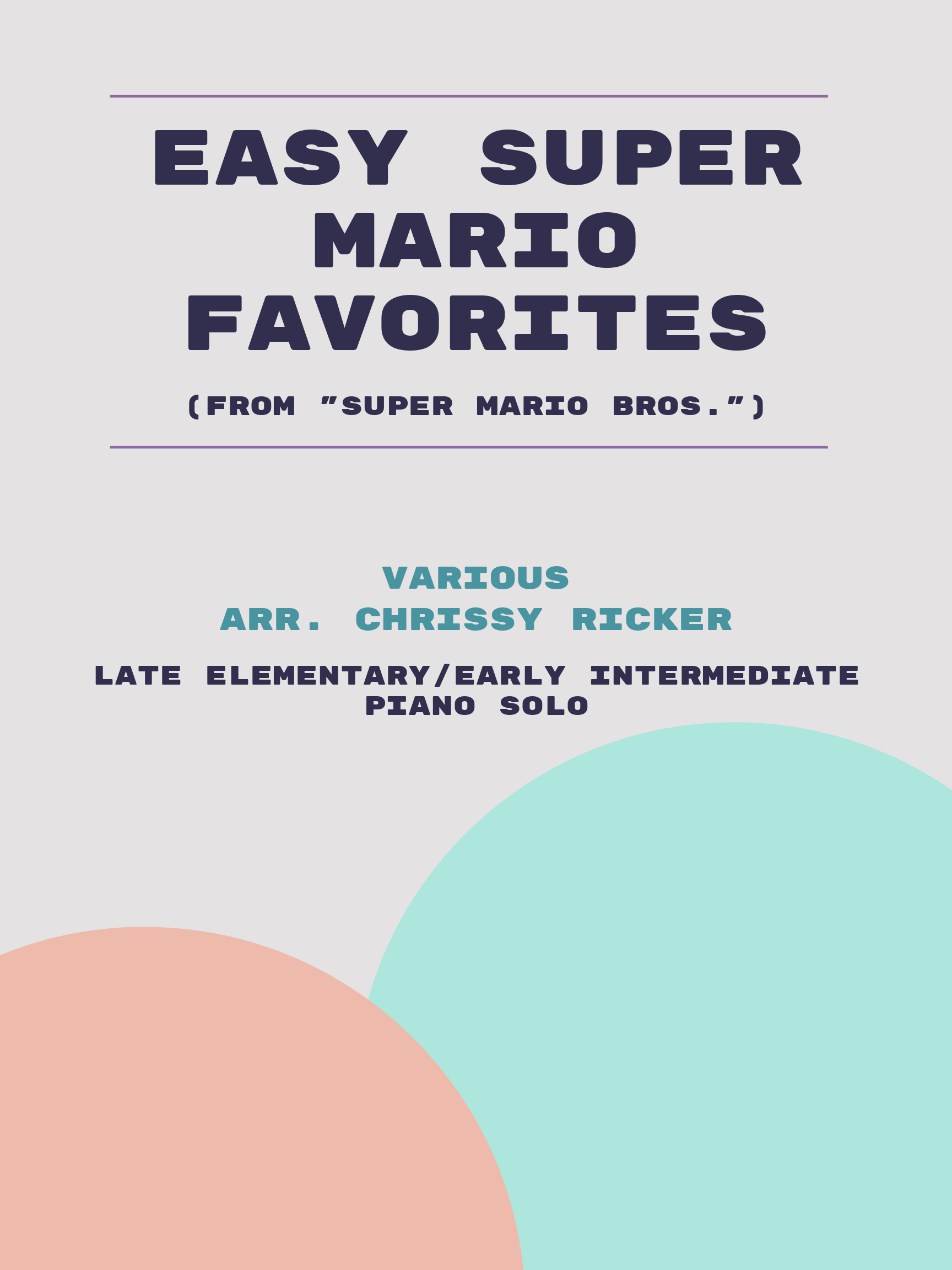 Easy Super Mario Favorites by Various