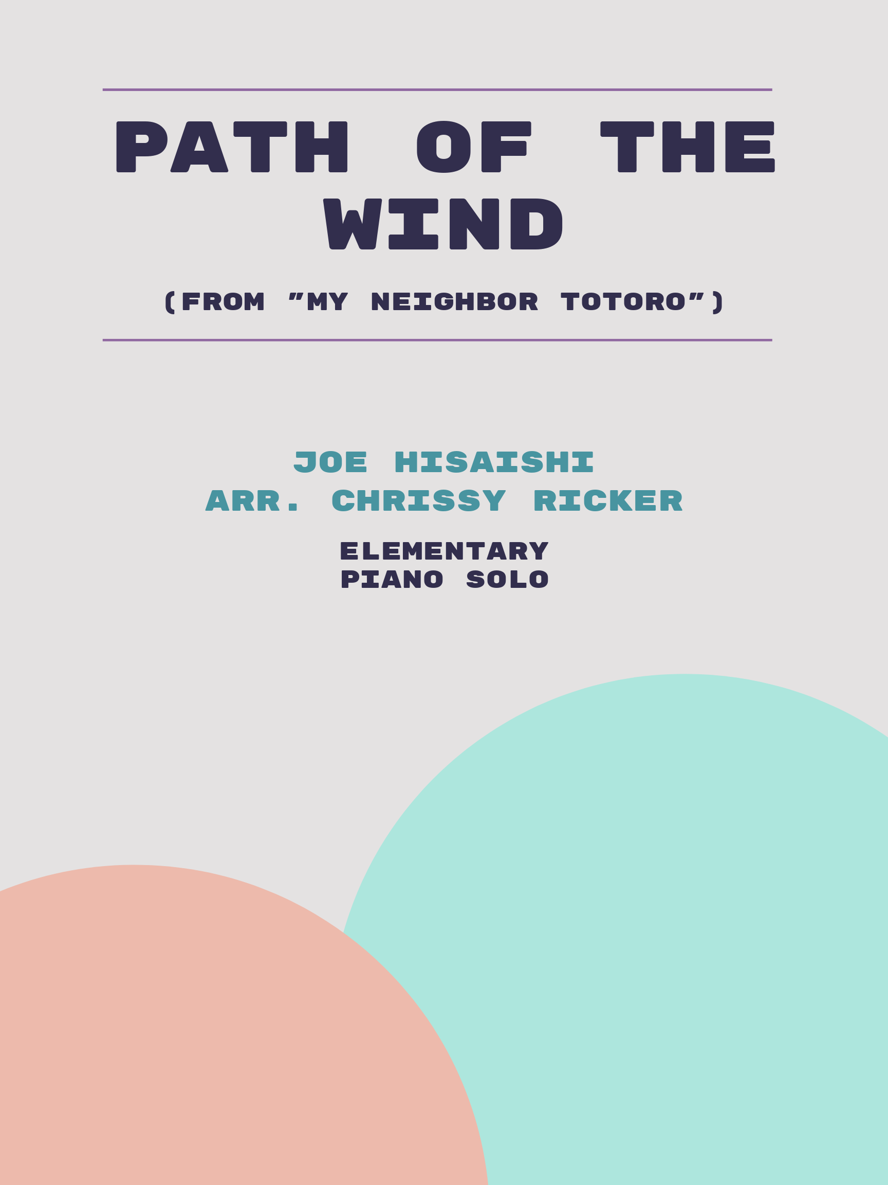Path of the Wind by Joe Hisaishi