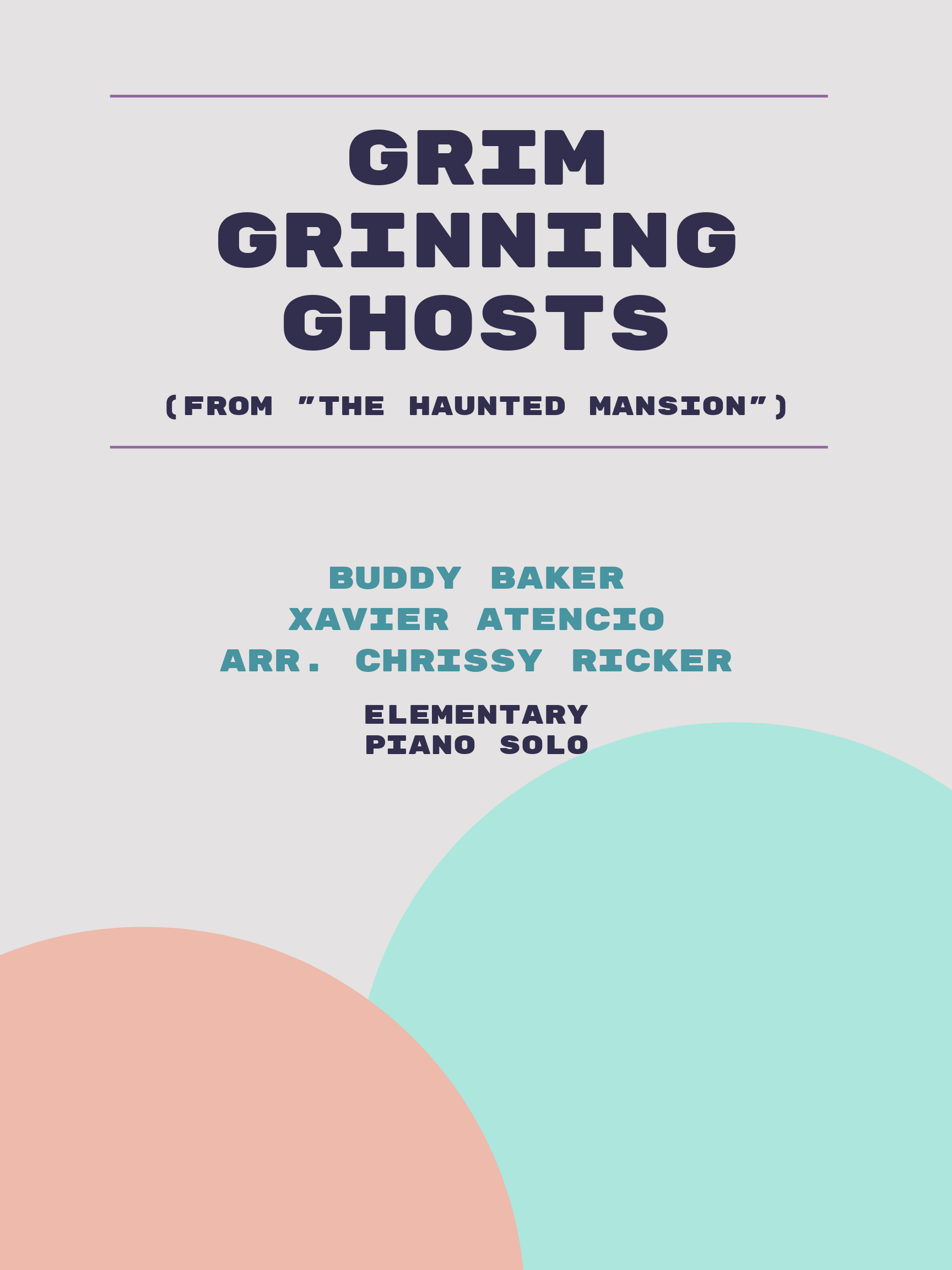Grim Grinning Ghosts by Buddy Baker, Xavier Atencio