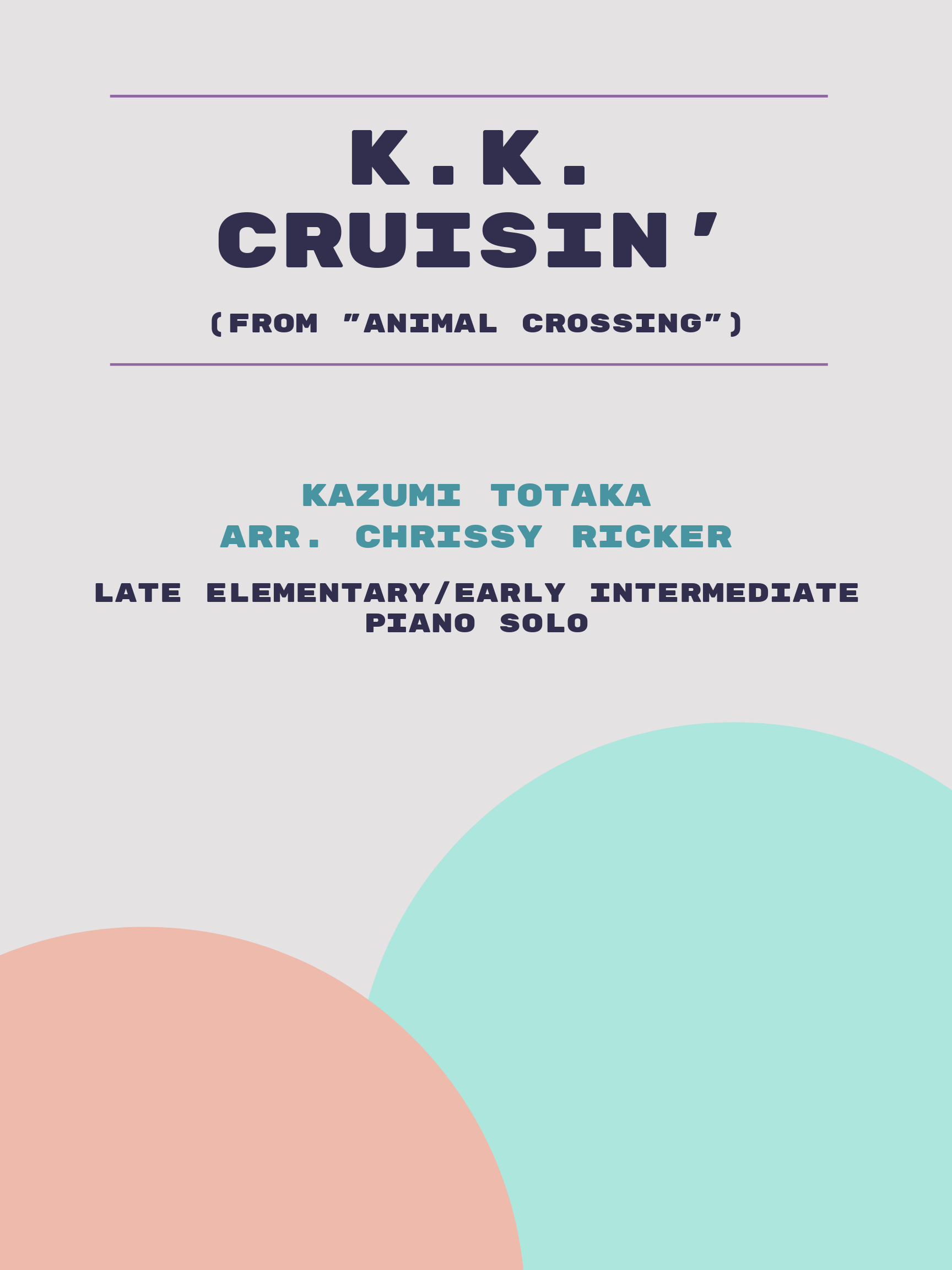 K.K. Cruisin' by Kazumi Totaka