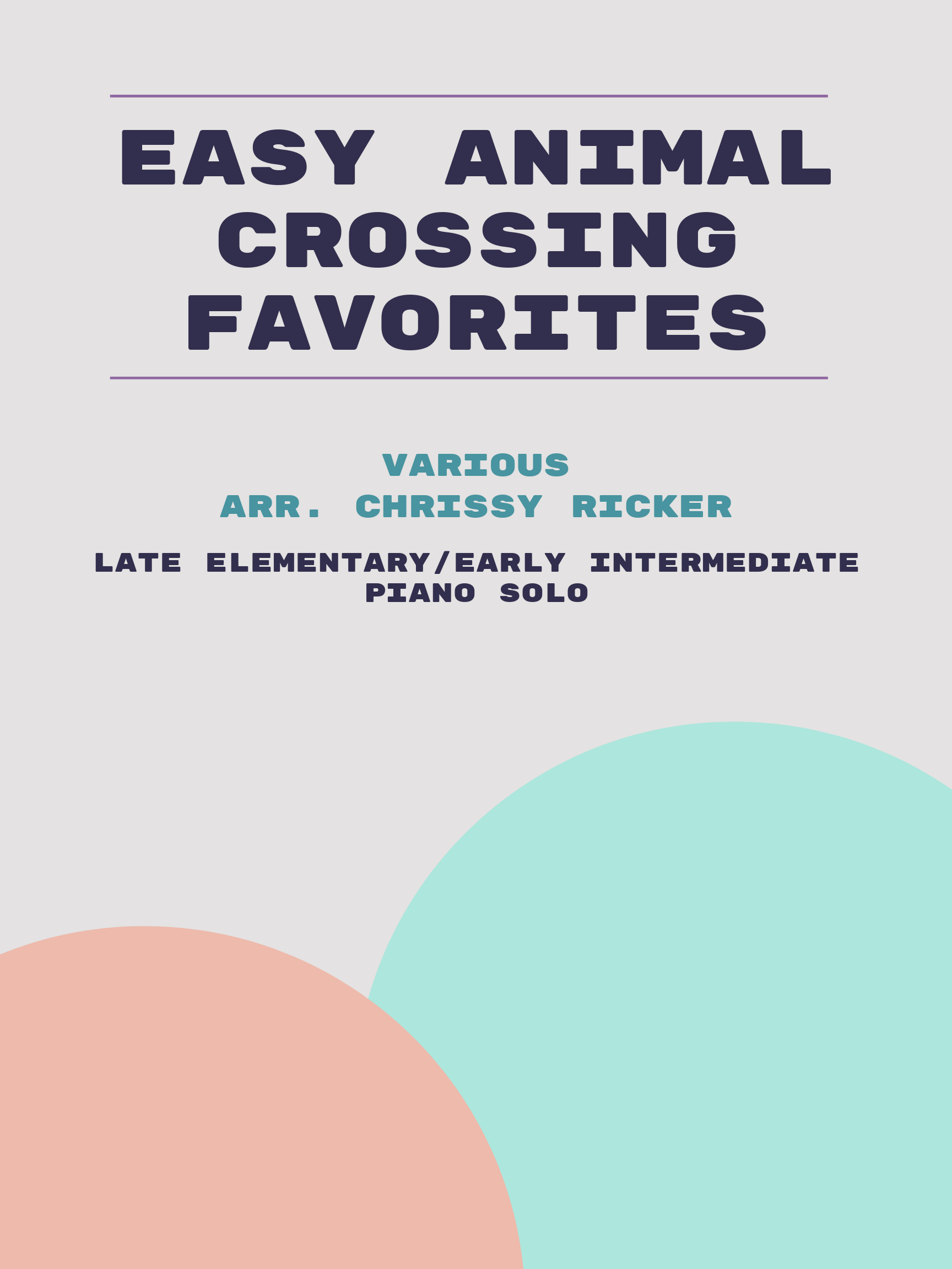 Easy Animal Crossing Favorites by Various