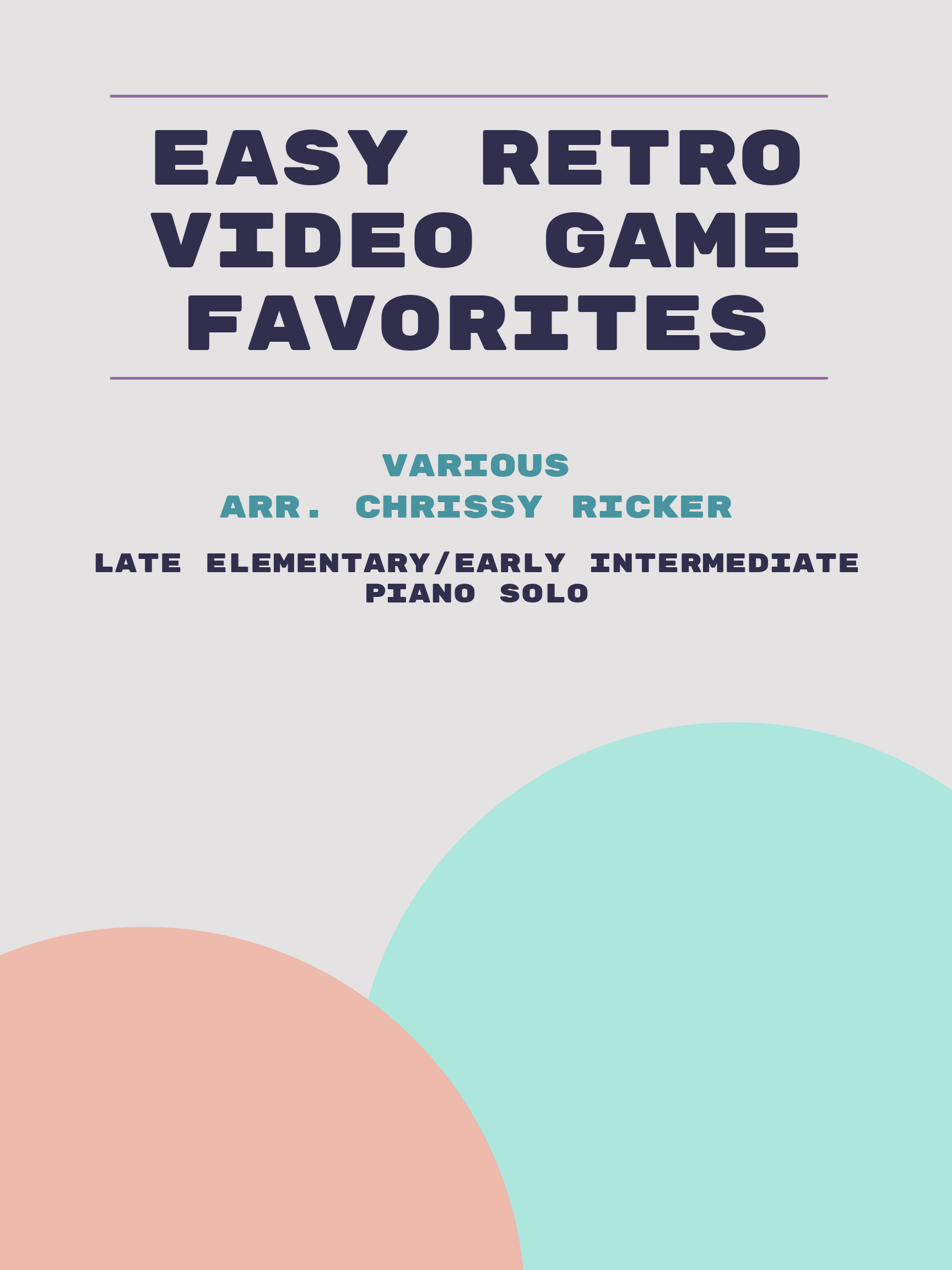 Easy Retro Video Game Favorites by Various