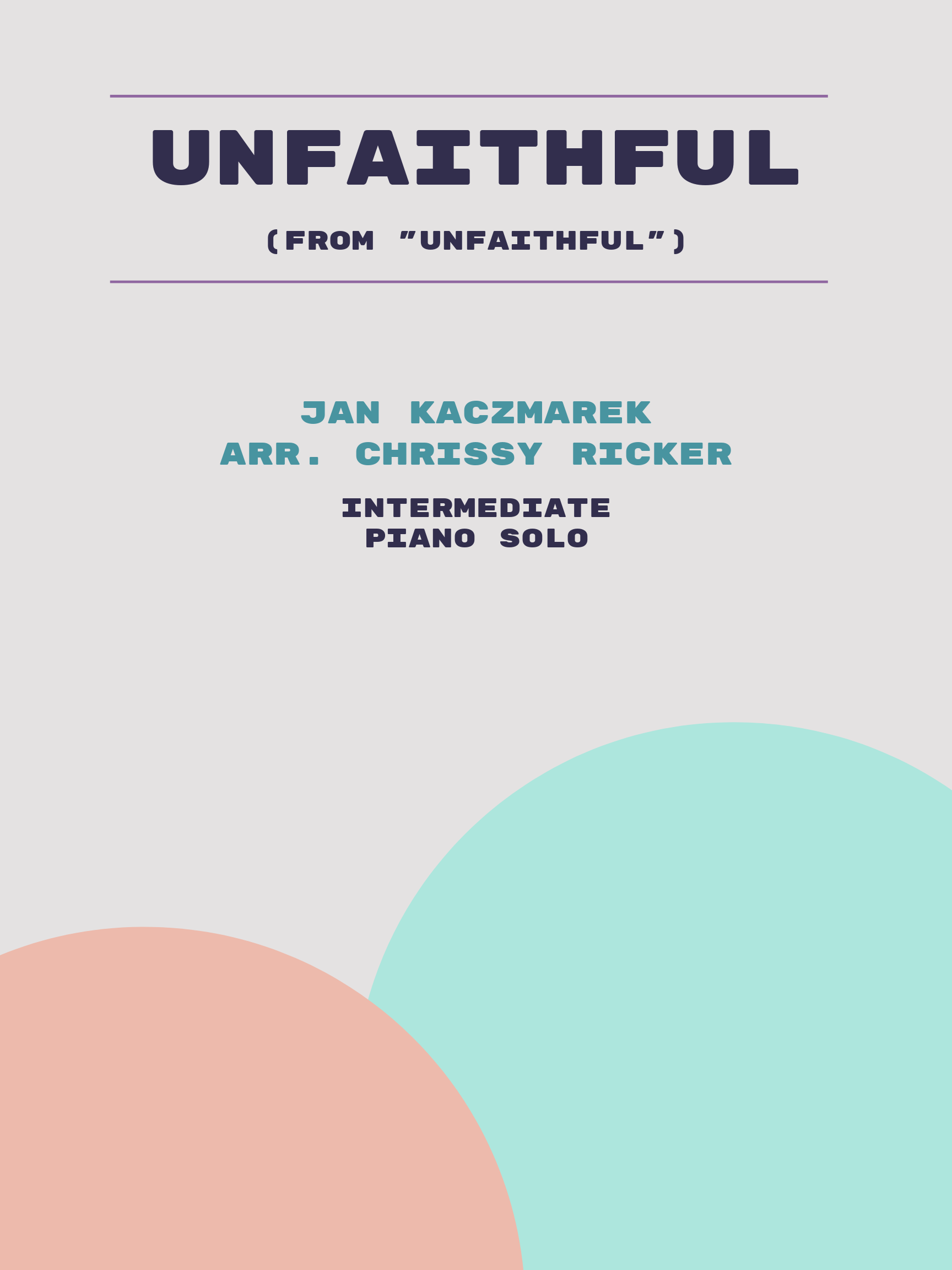 Unfaithful by Jan Kaczmarek