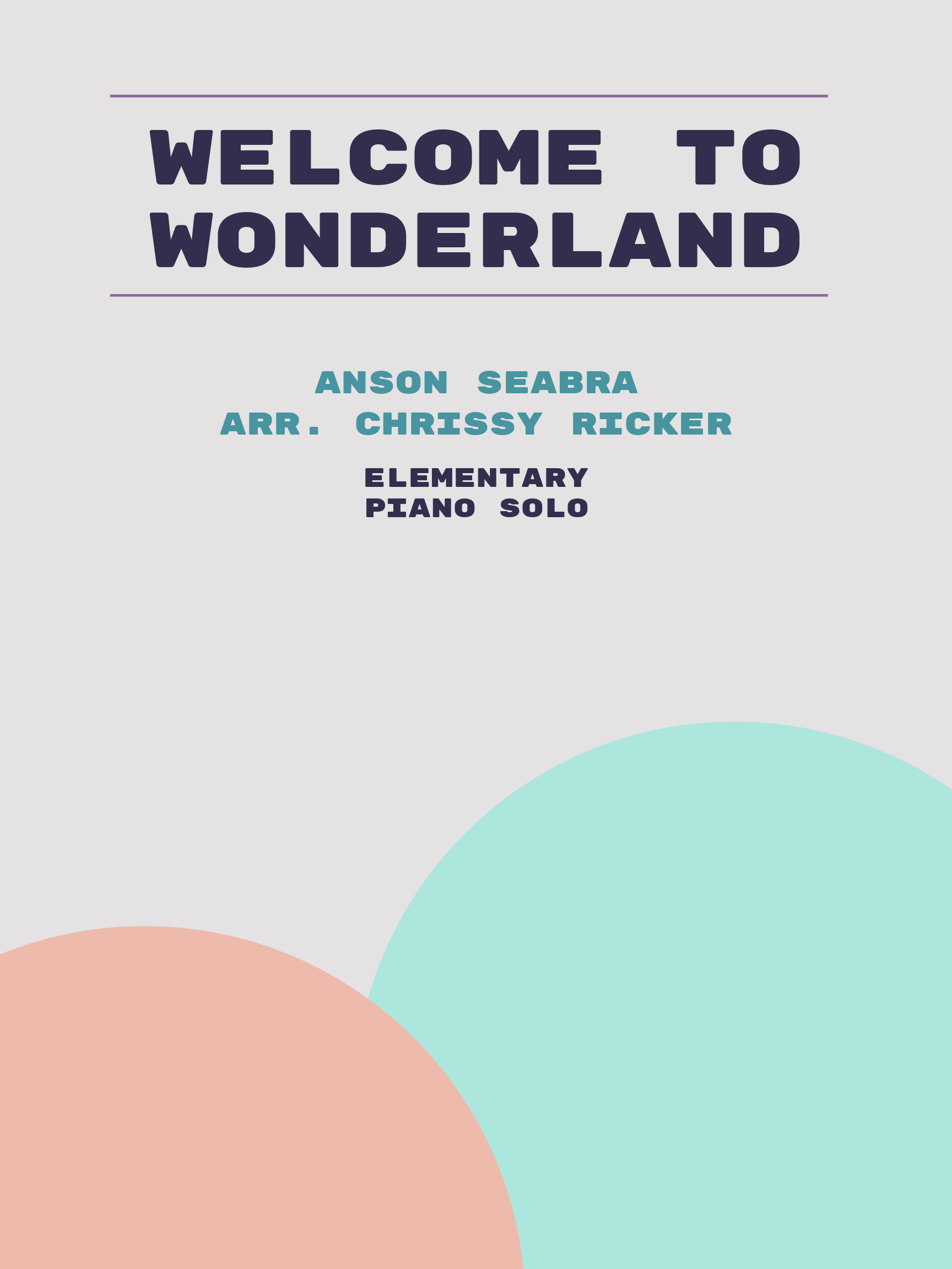 Welcome to Wonderland by Anson Seabra