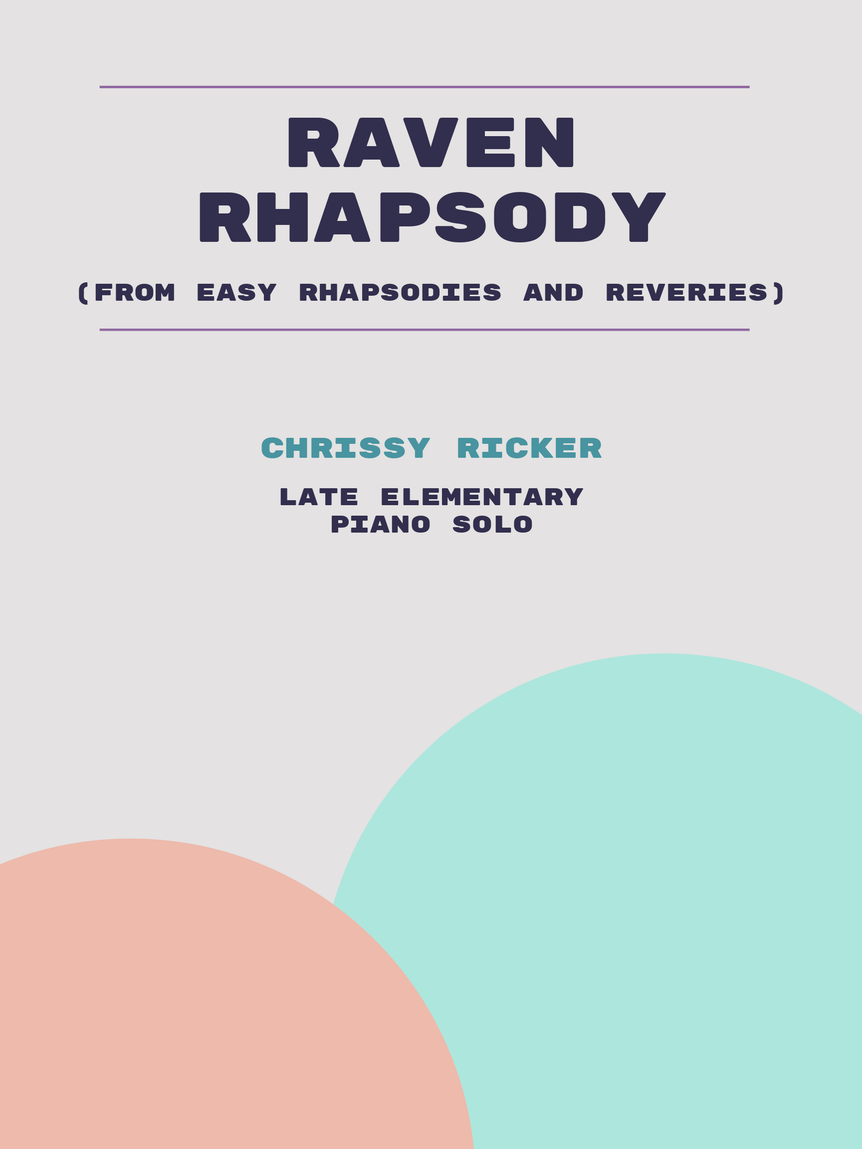 Raven Rhapsody Sample Page