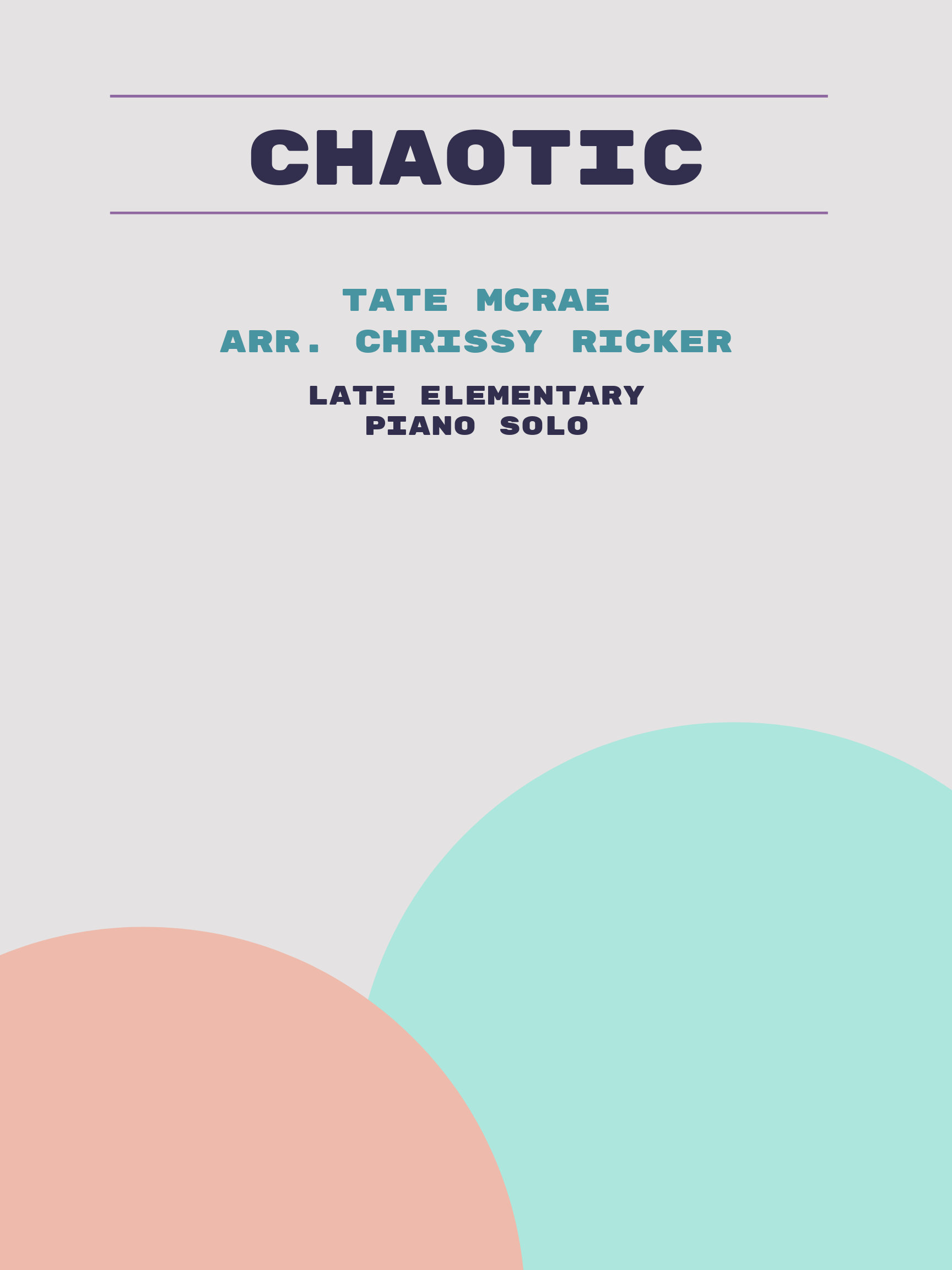 chaotic by Tate McRae