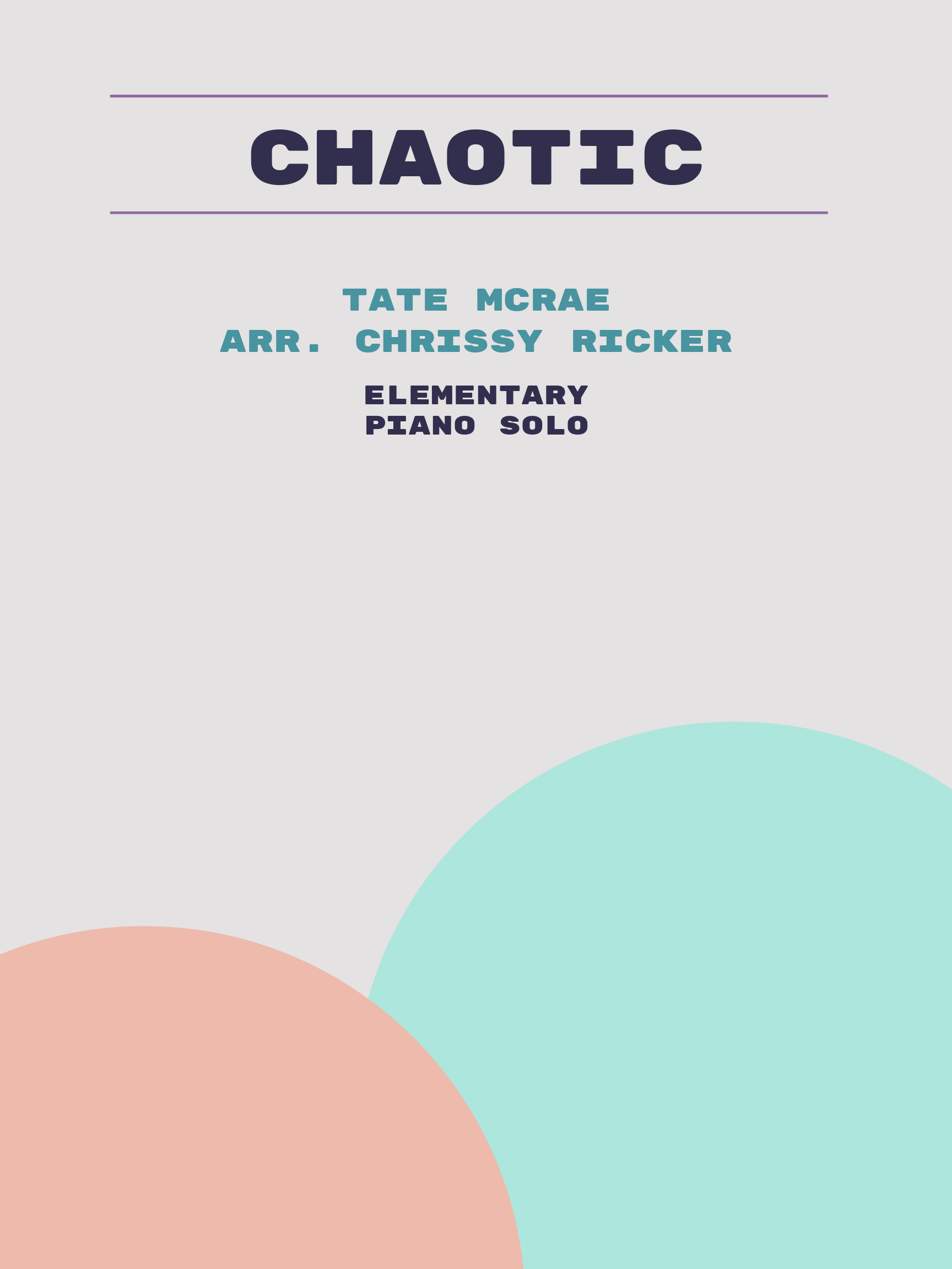 chaotic by Tate McRae