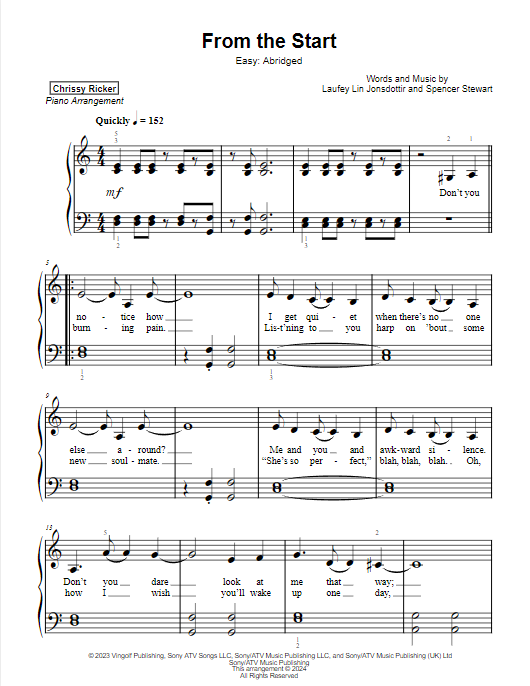 From the Start Sample Page