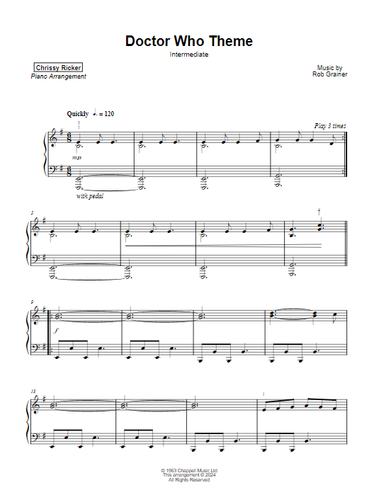 Doctor Who Theme Sample Page