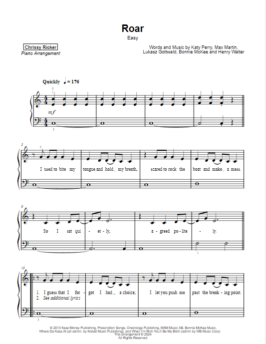 Roar Sample Page