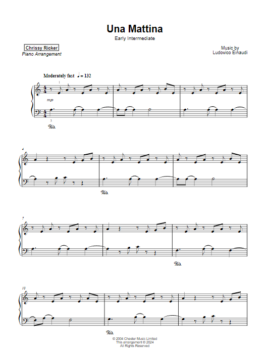 Una Mattina Sample Page