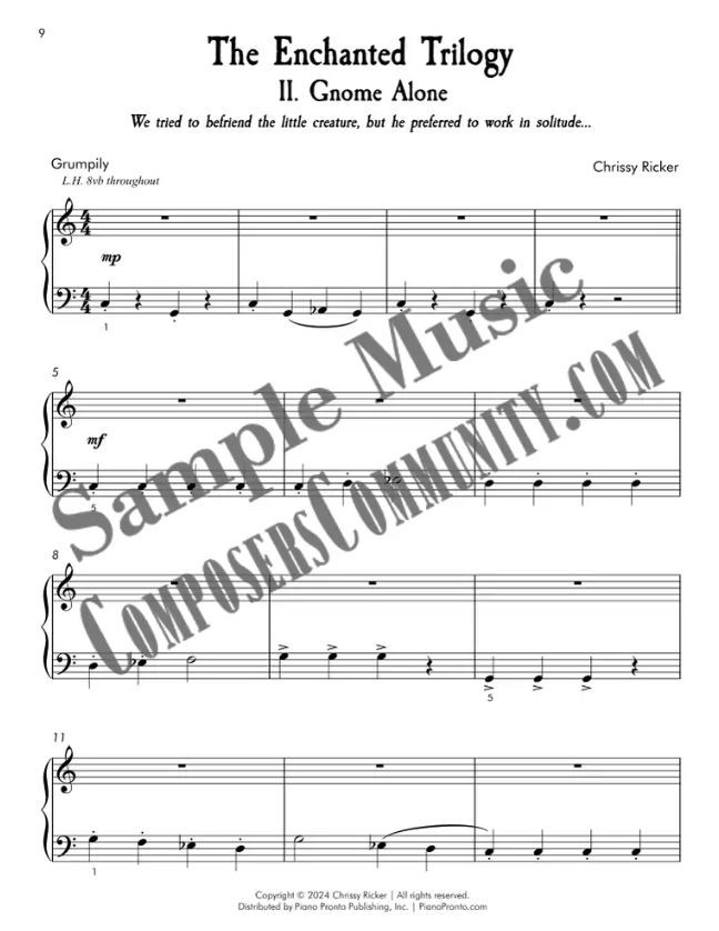 Gnome Alone Sample Page