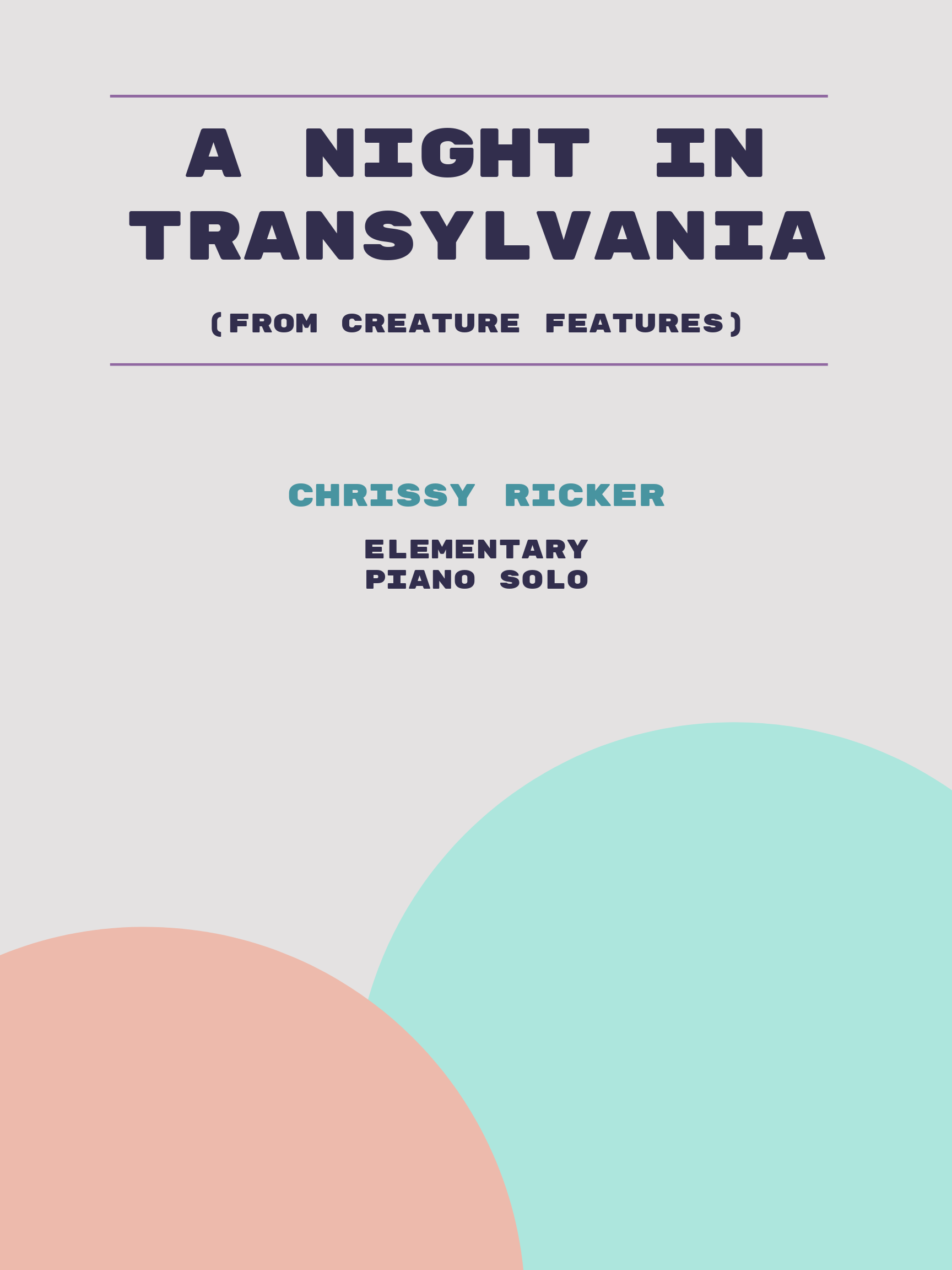 A Night in Transylvania by Chrissy Ricker