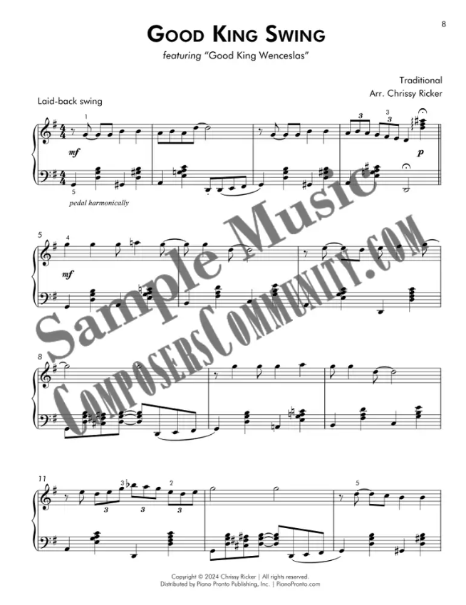 Good King Swing Sample Page