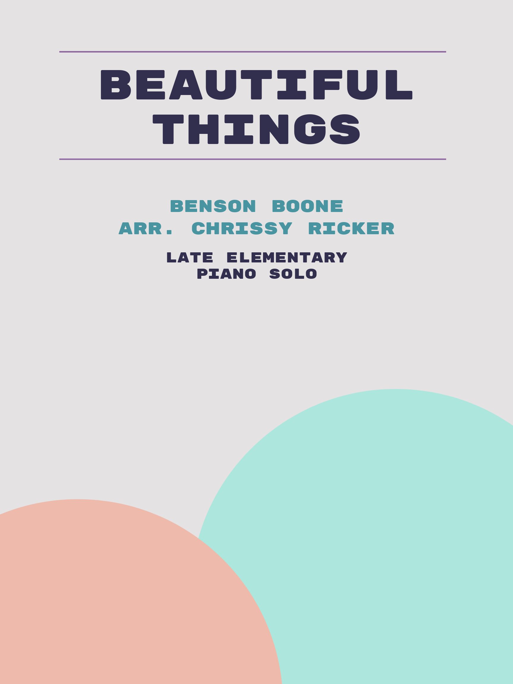 Beautiful Things by Benson Boone