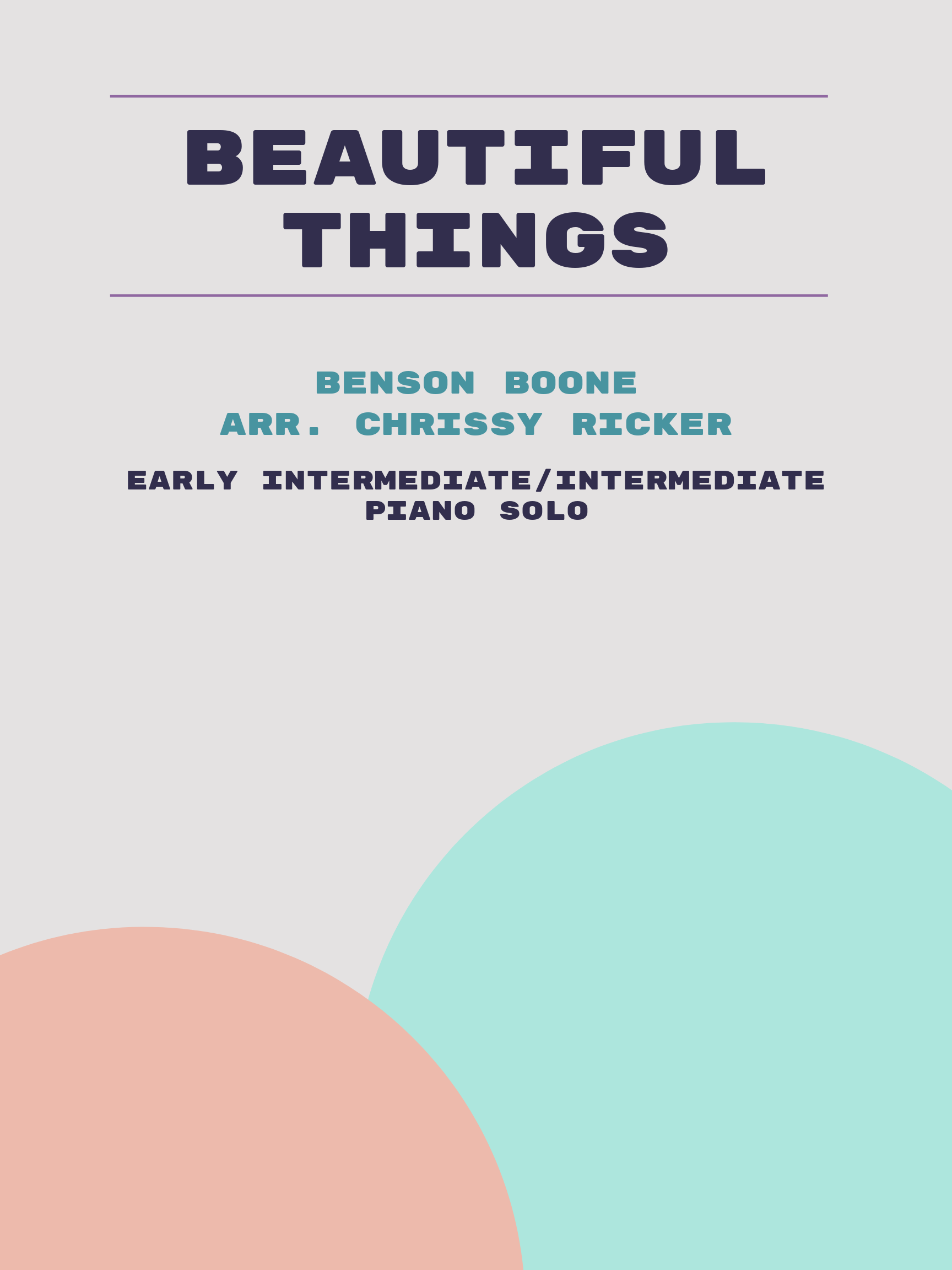 Beautiful Things by Benson Boone