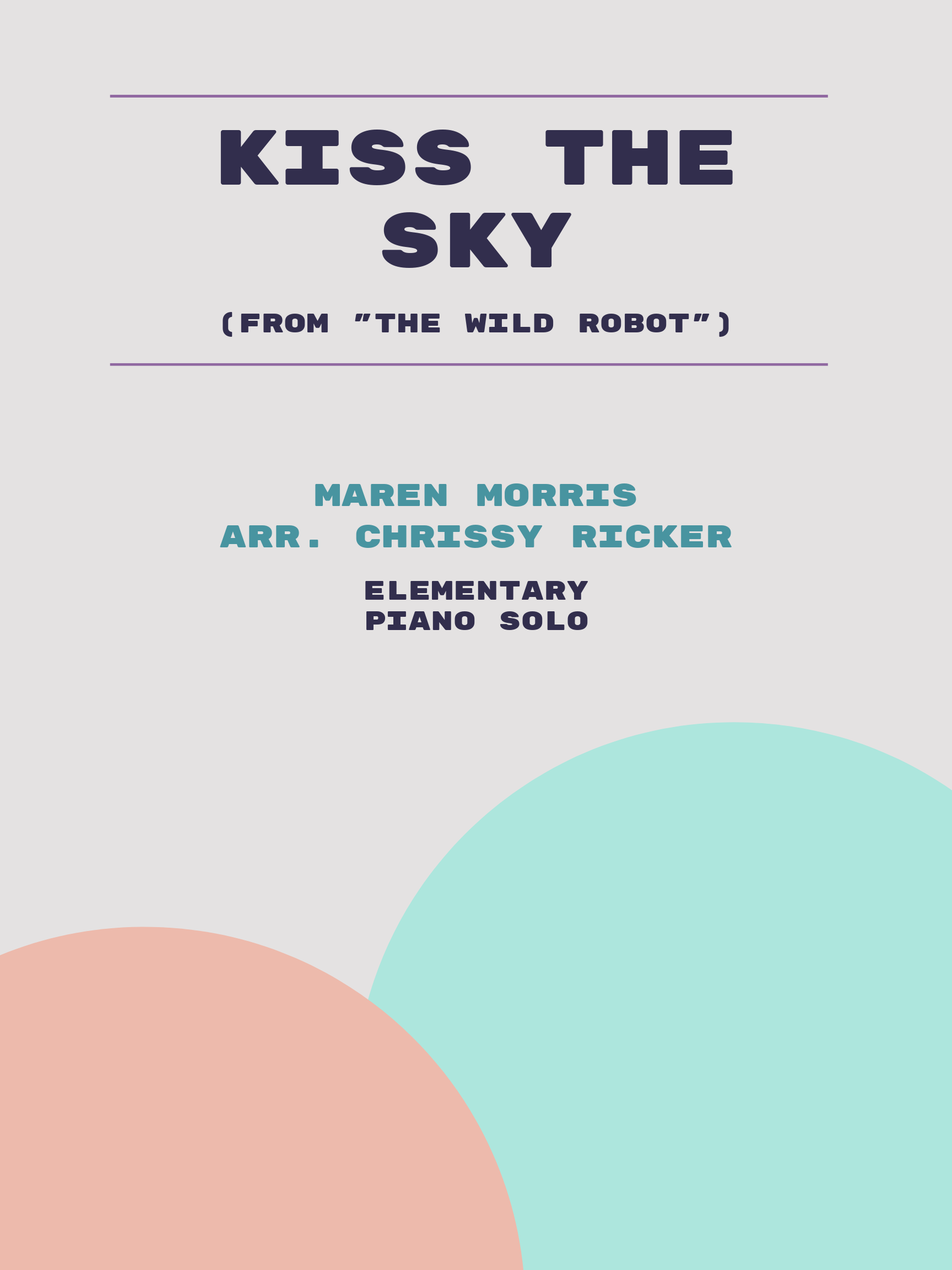 Kiss the Sky by Maren Morris