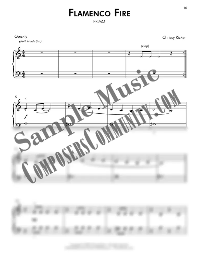 Flamenco Fire Sample Page