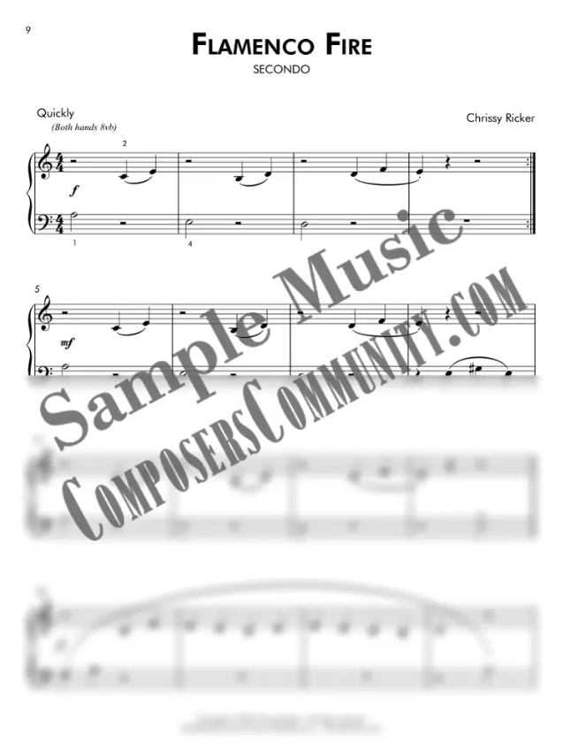 Flamenco Fire Sample Page