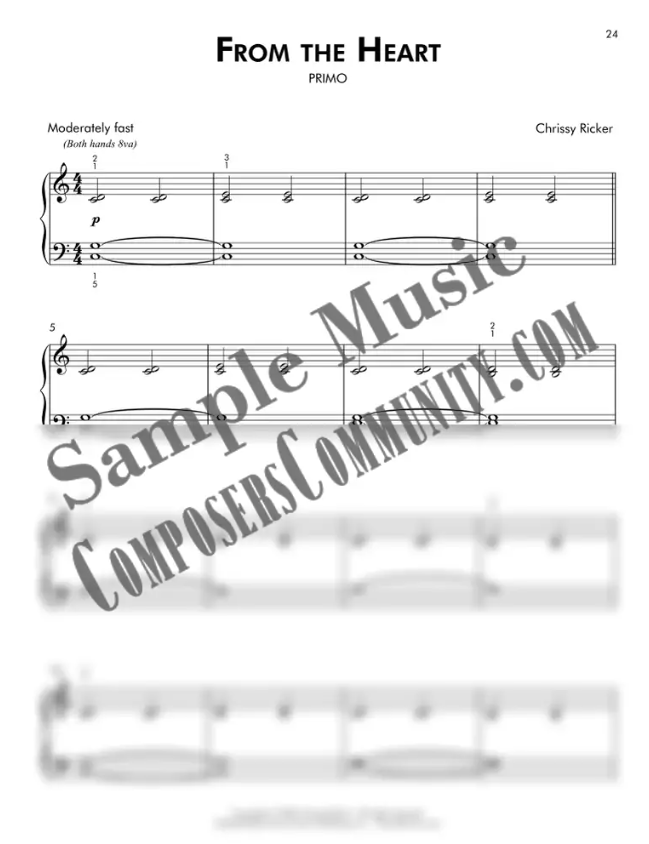 From the Heart Sample Page