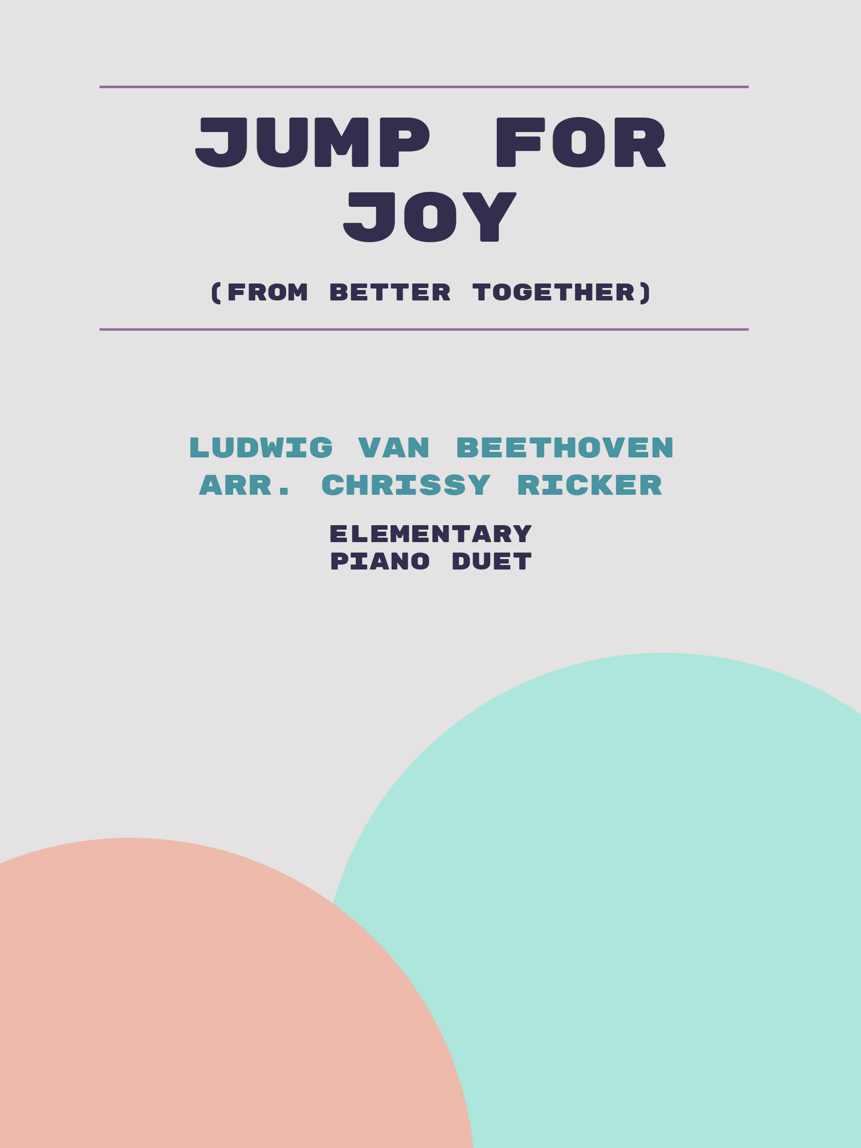 Jump for Joy by Ludwig van Beethoven