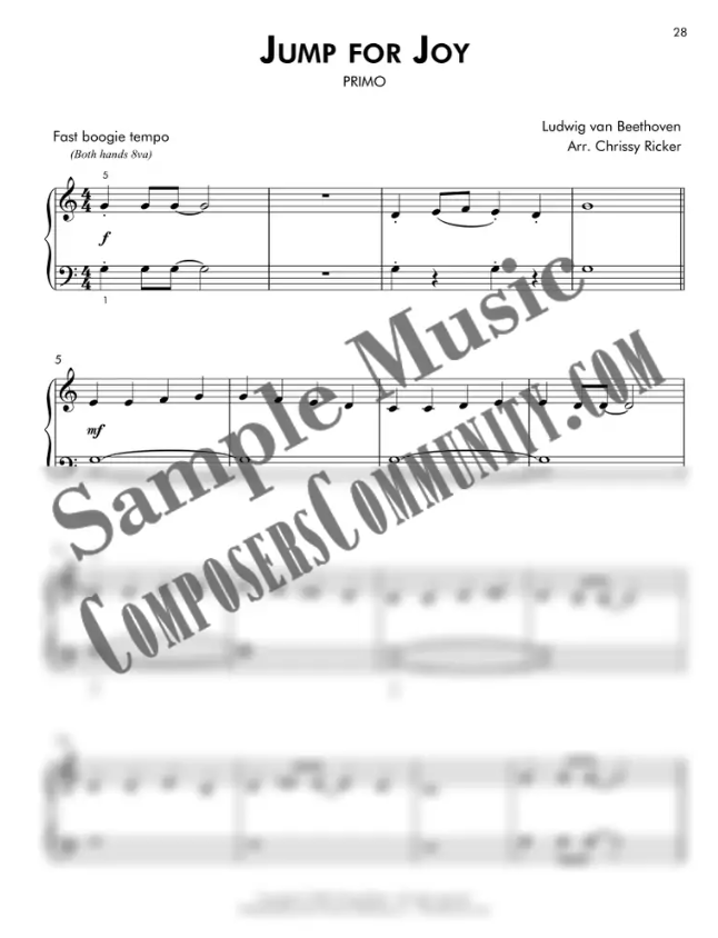 Jump for Joy Sample Page