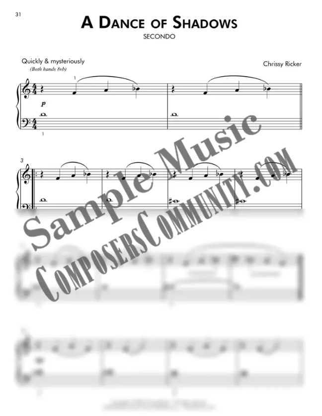 A Dance of Shadows Sample Page