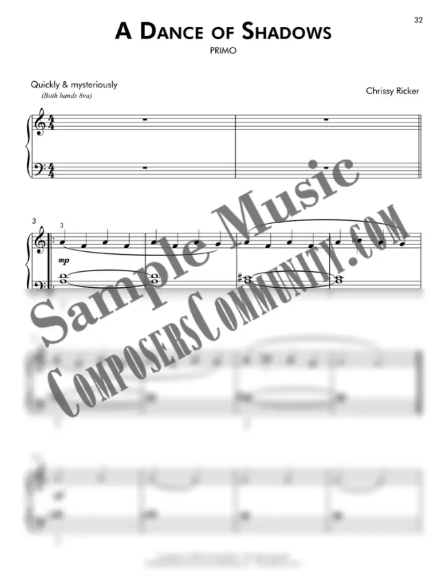 A Dance of Shadows Sample Page